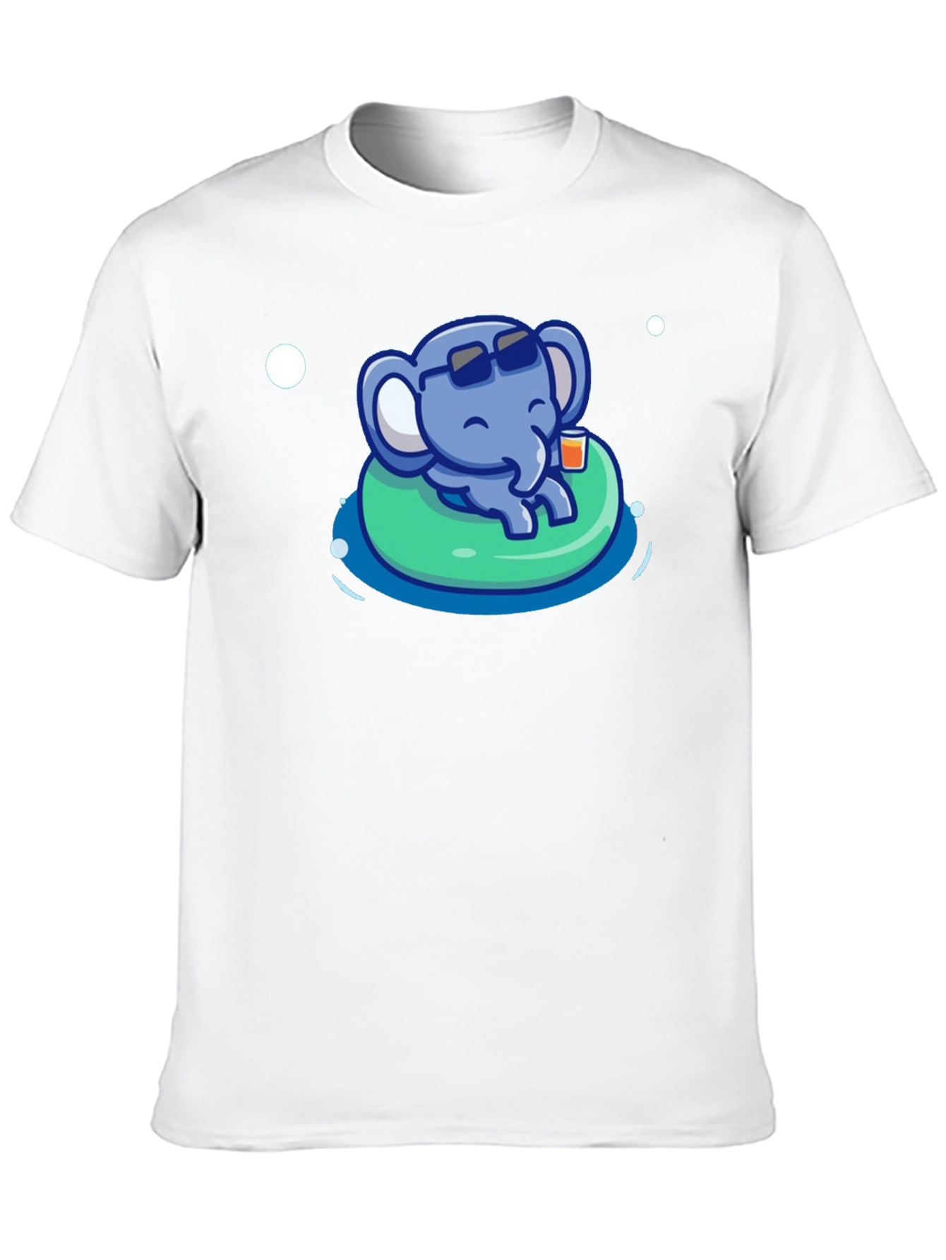 Cute Elephant Pool Party T-Shirt - Summer Vibes