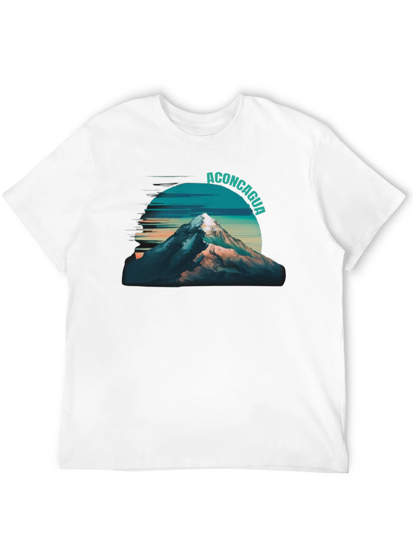 Aconcagua Mountain Graphic Tee - Black