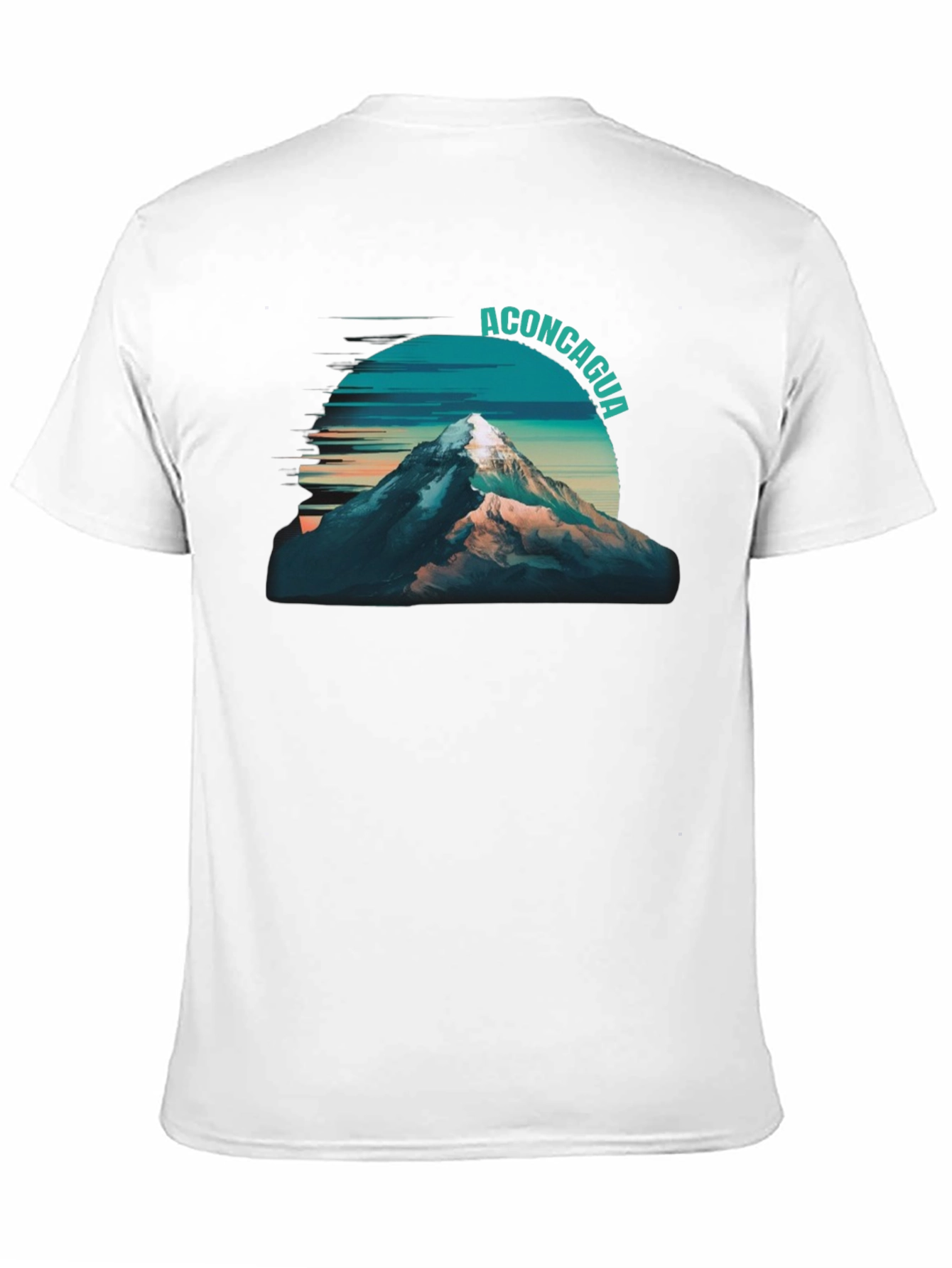 Aconcagua Mountain Graphic Tee - Black