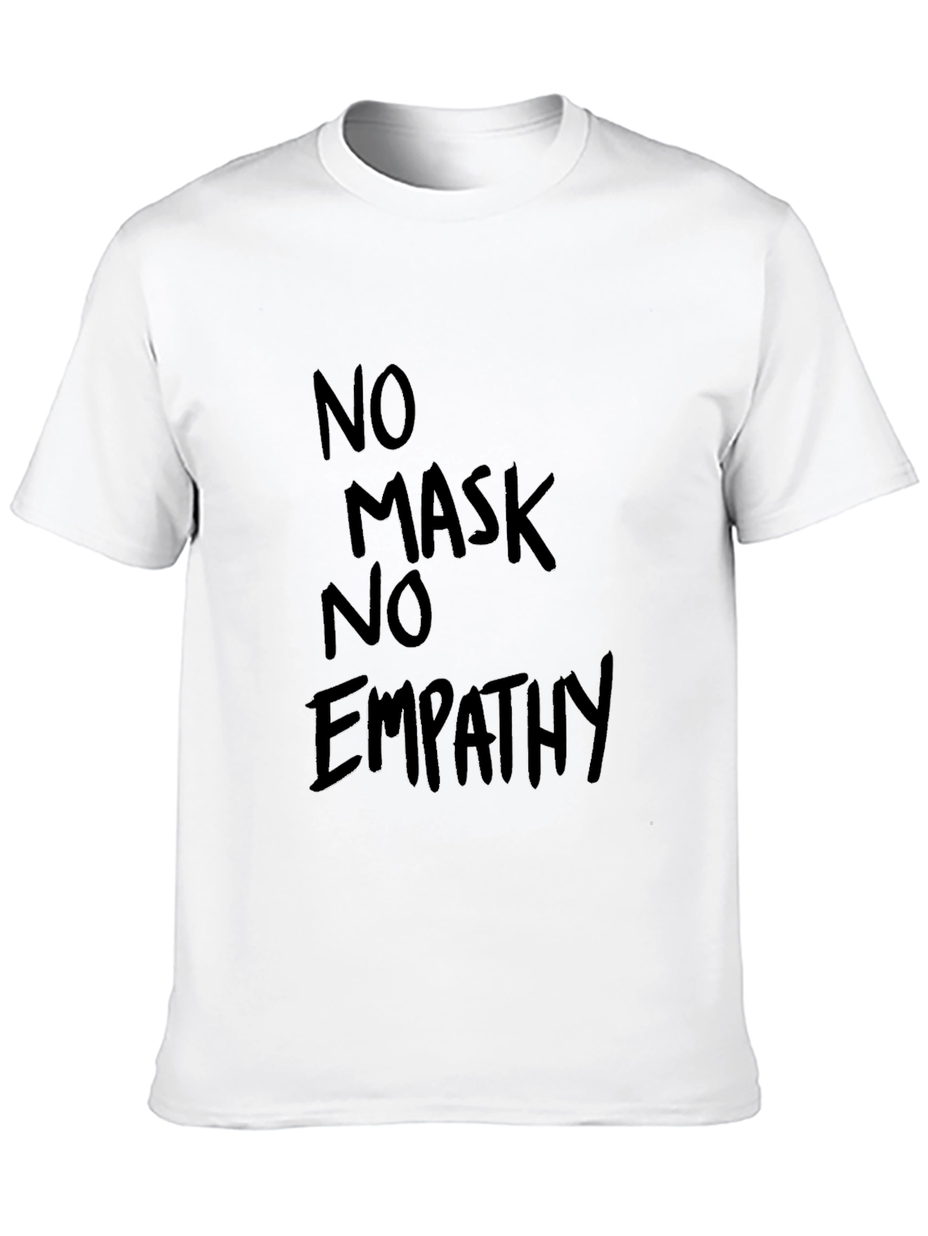 No Mask No Empathy Black Tee