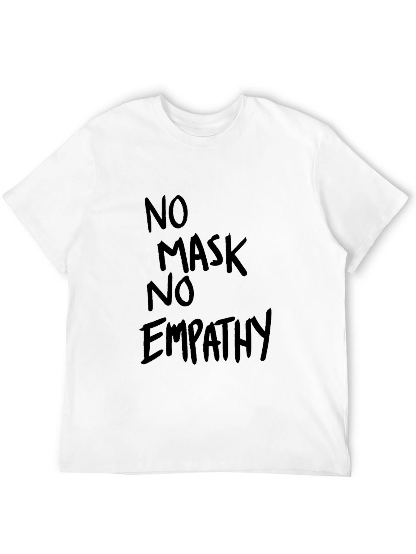 No Mask No Empathy Black Tee