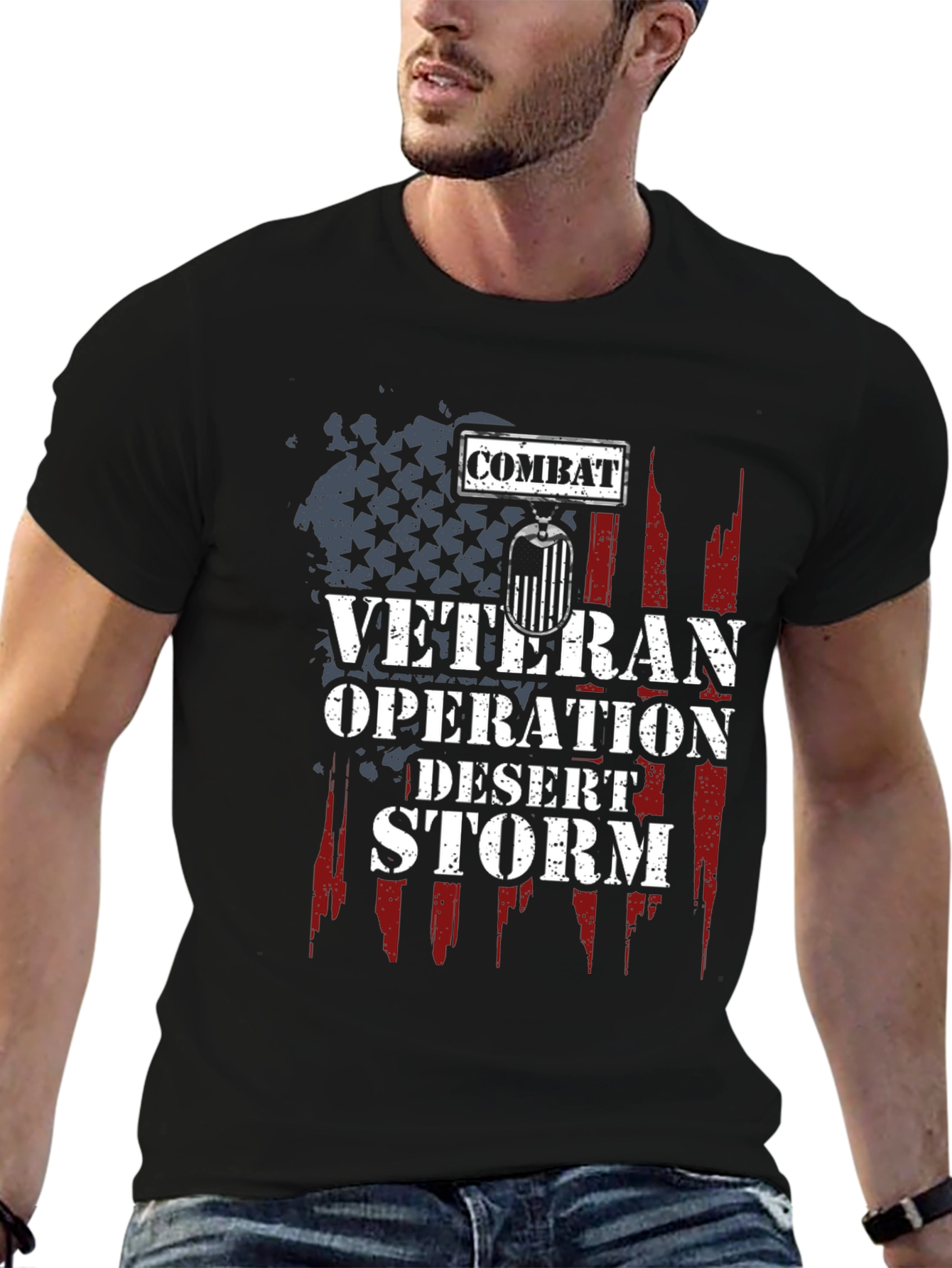 Combat Veteran Operation Desert Storm T-Shirt