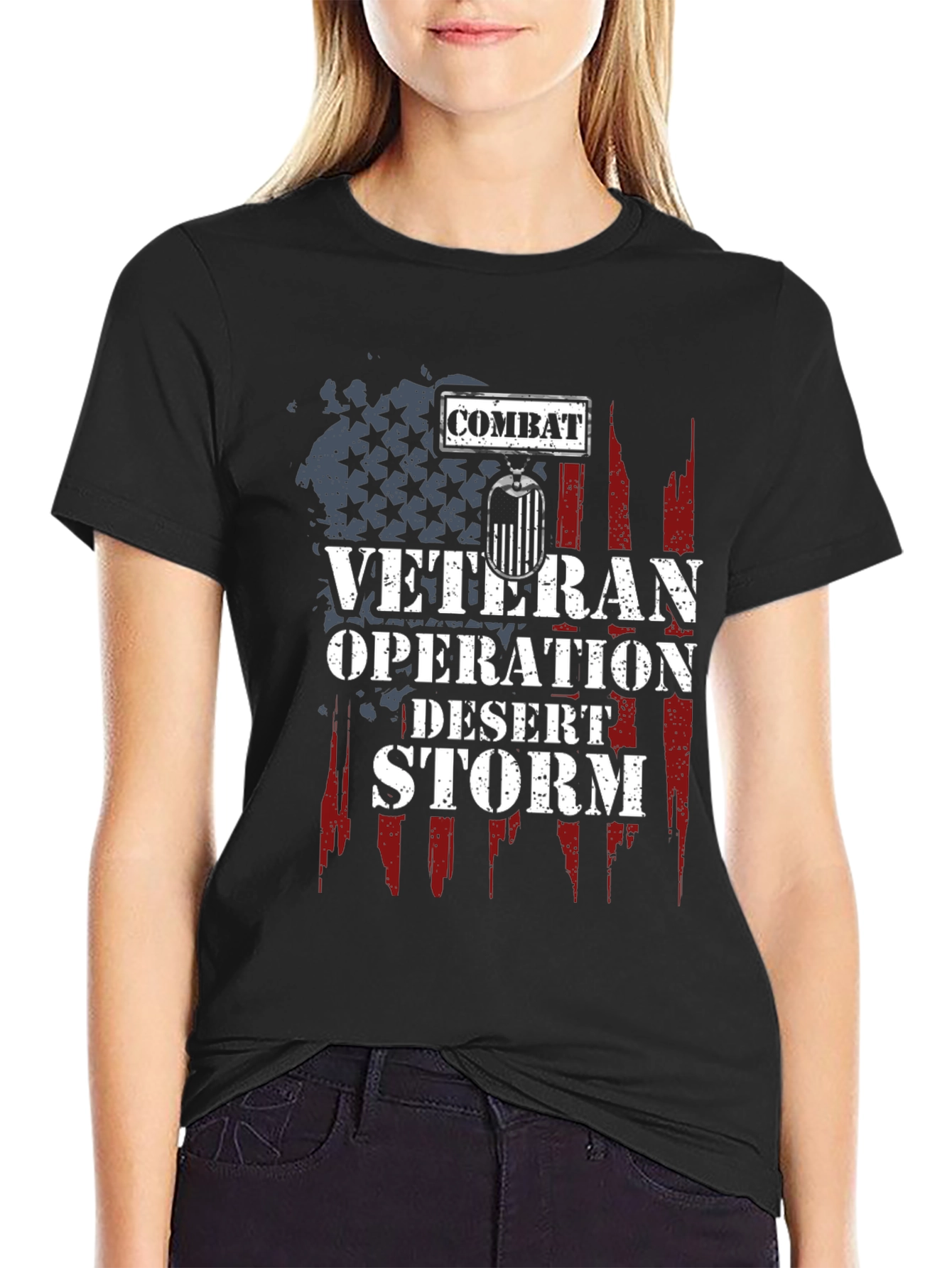 Combat Veteran Operation Desert Storm T-Shirt