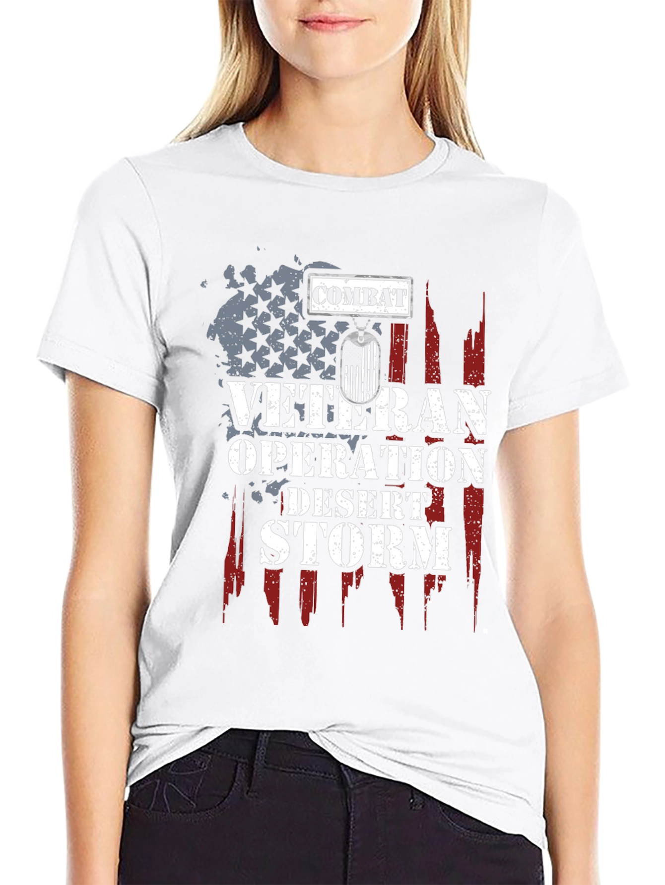 Combat Veteran Operation Desert Storm T-Shirt