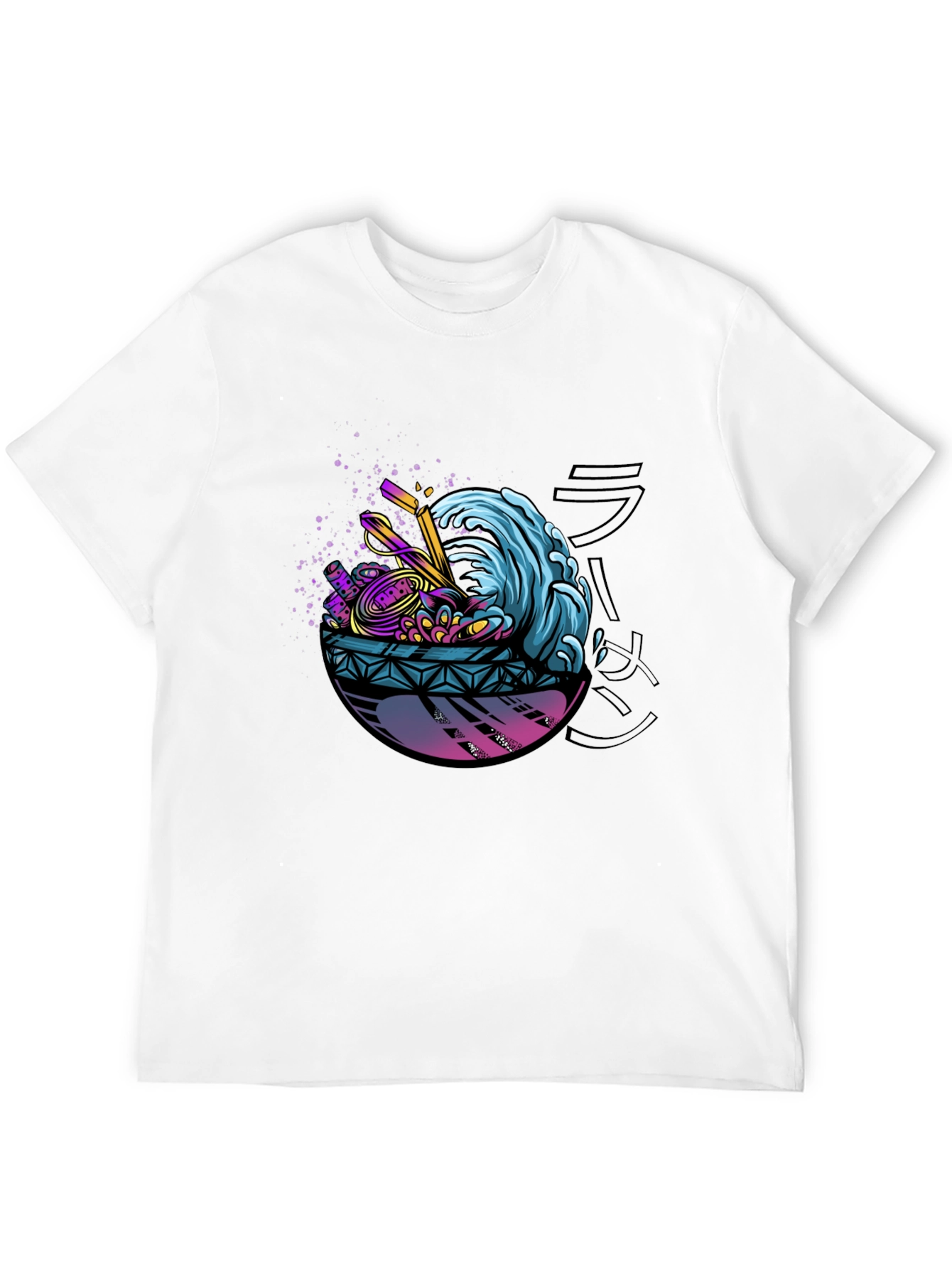 Ramen Wave Graphic Tee - Stylish Comfort