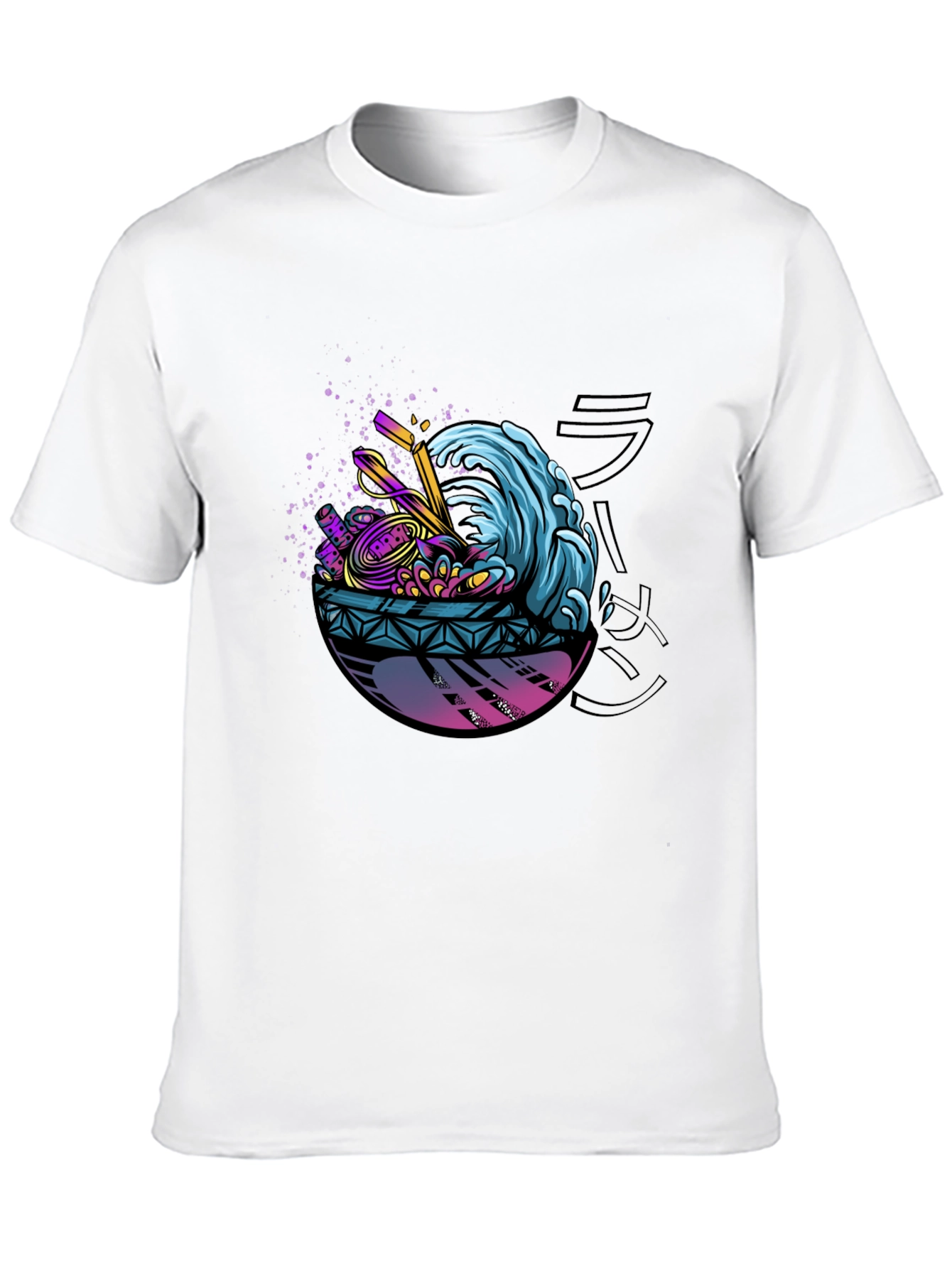 Ramen Wave Graphic Tee - Stylish Comfort