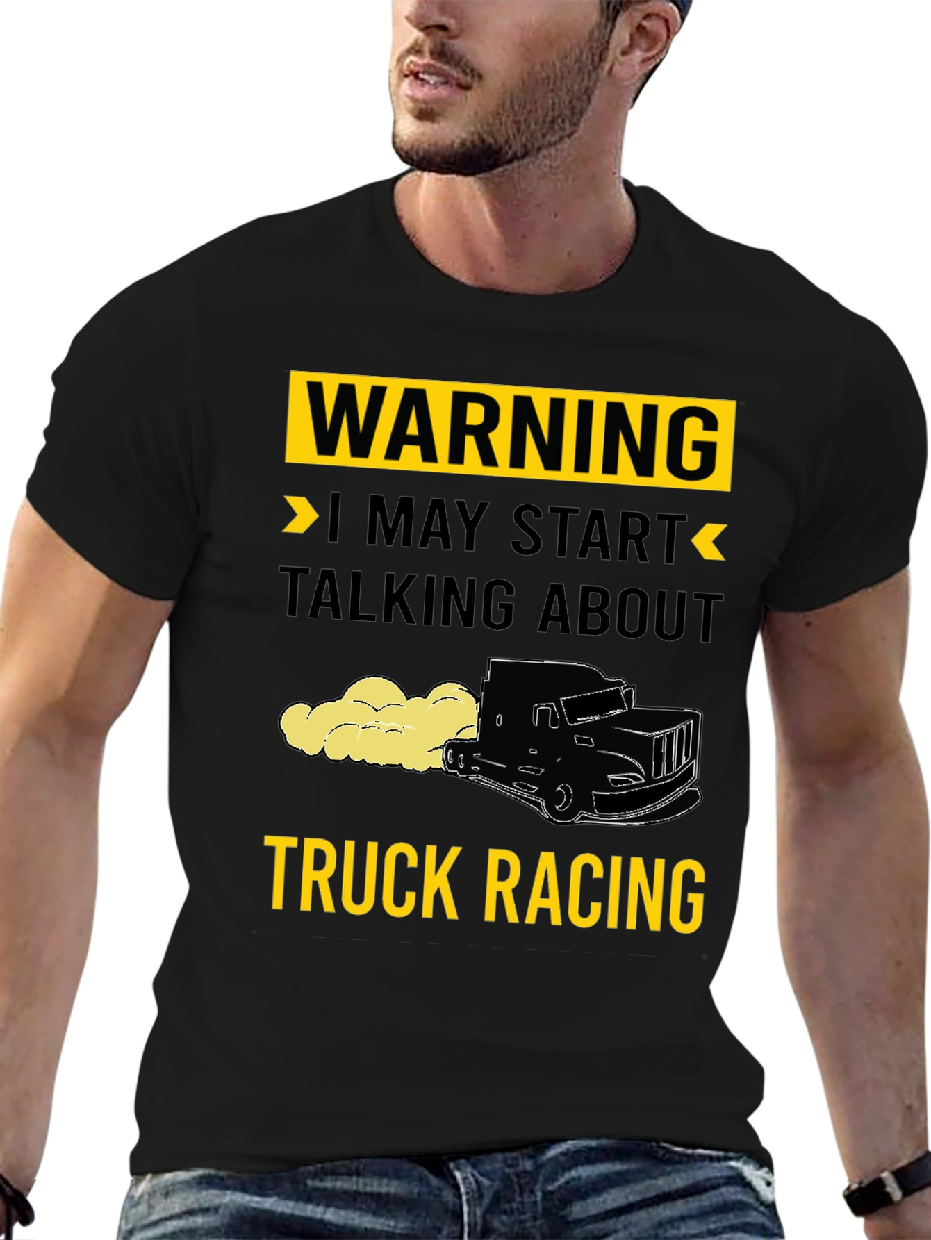 Warning Truck Racing T-Shirt