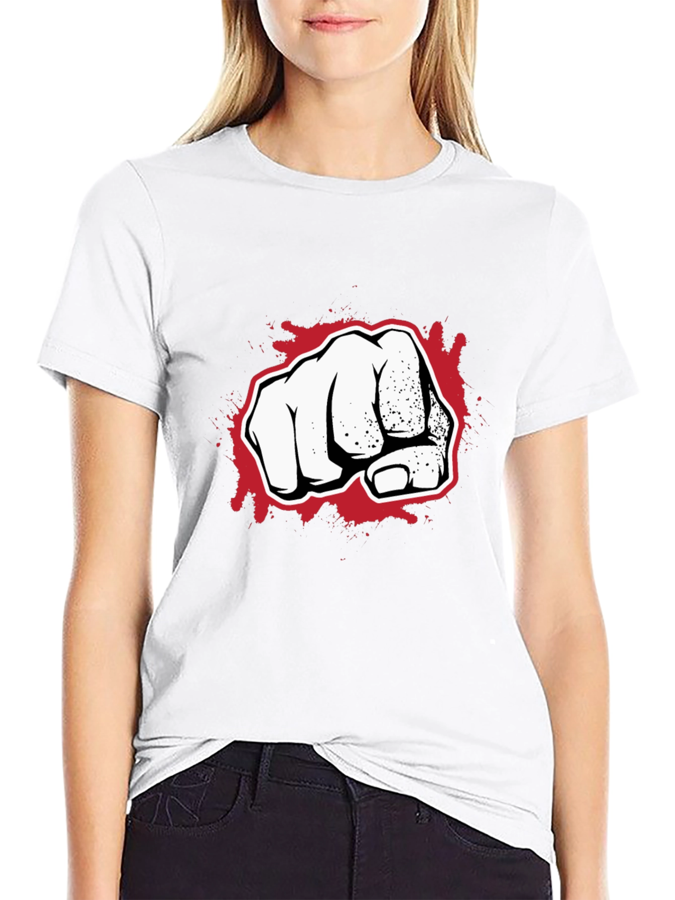 Fist Graphic Black T-Shirt