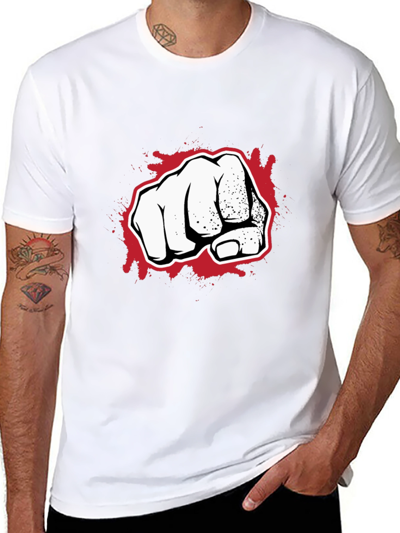 Fist Graphic Black T-Shirt