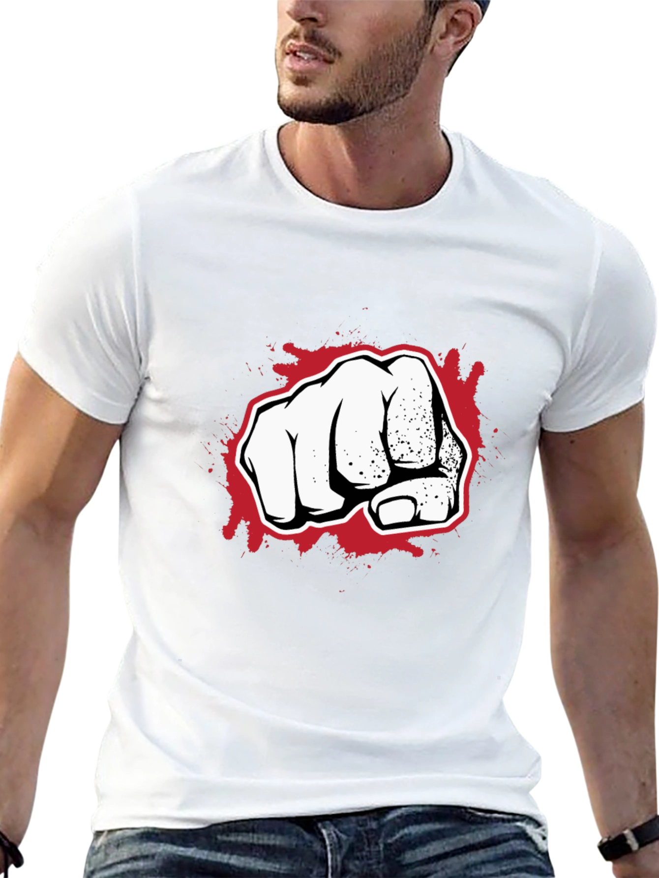 Fist Graphic Black T-Shirt