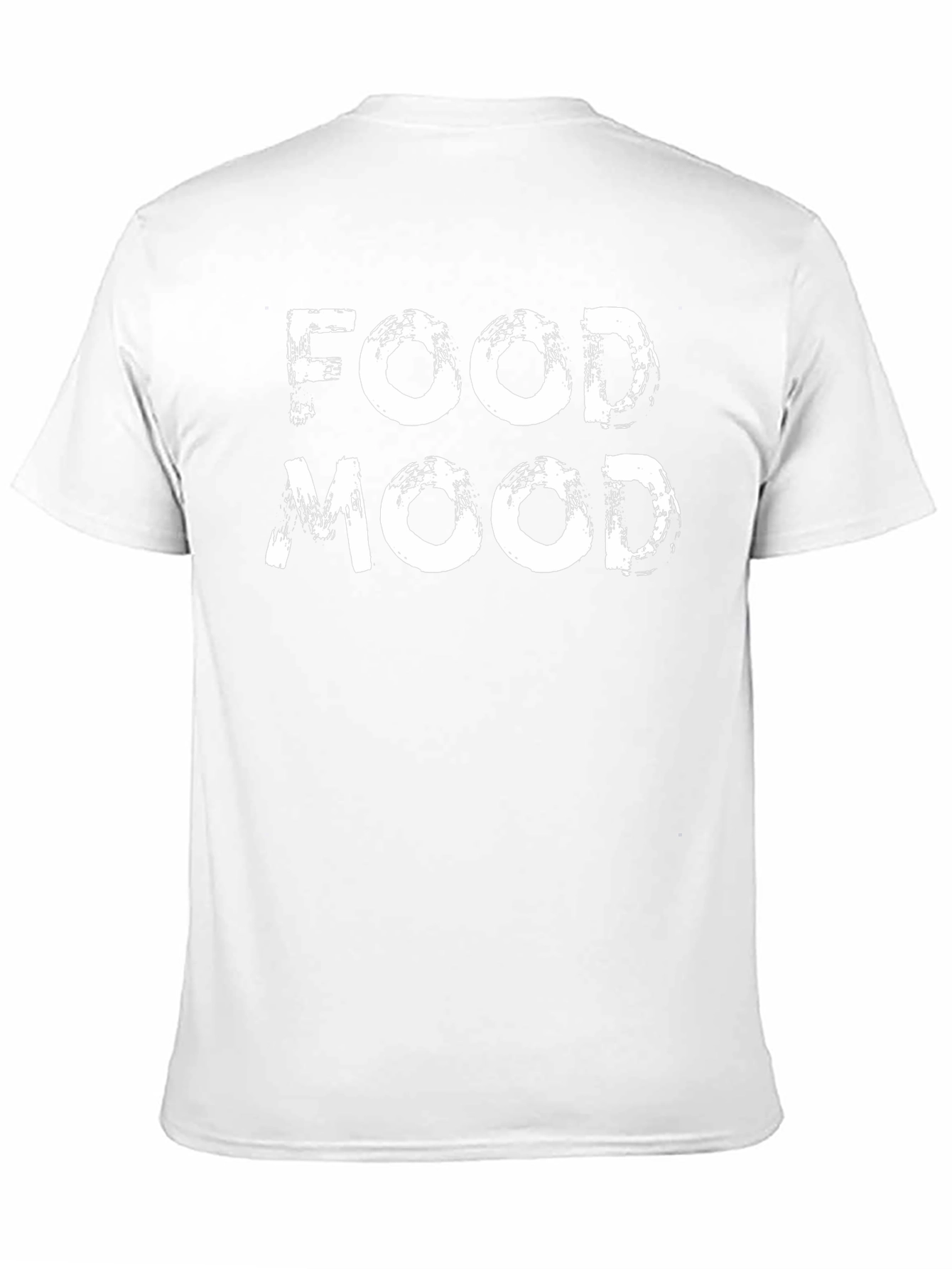 Food Mood Graphic Tee - Casual Black T-Shirt