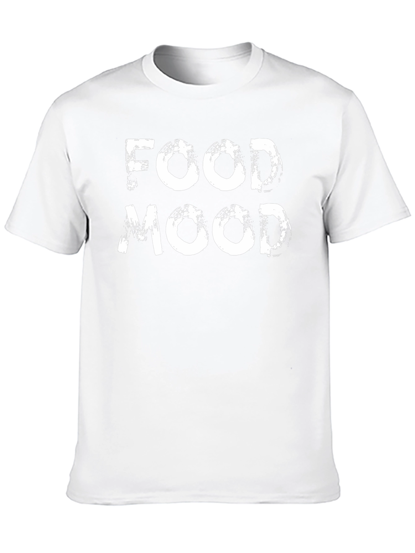 Food Mood Graphic Tee - Casual Black T-Shirt