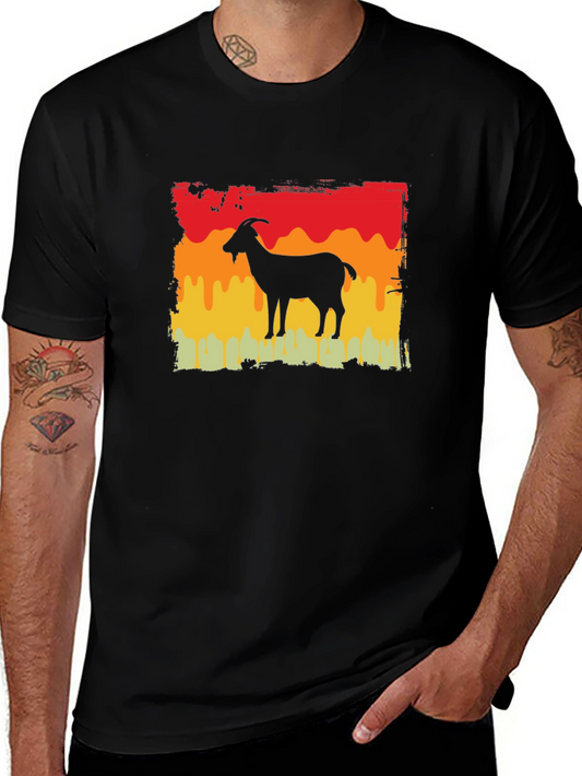 Retro Goat Silhouette T-Shirt