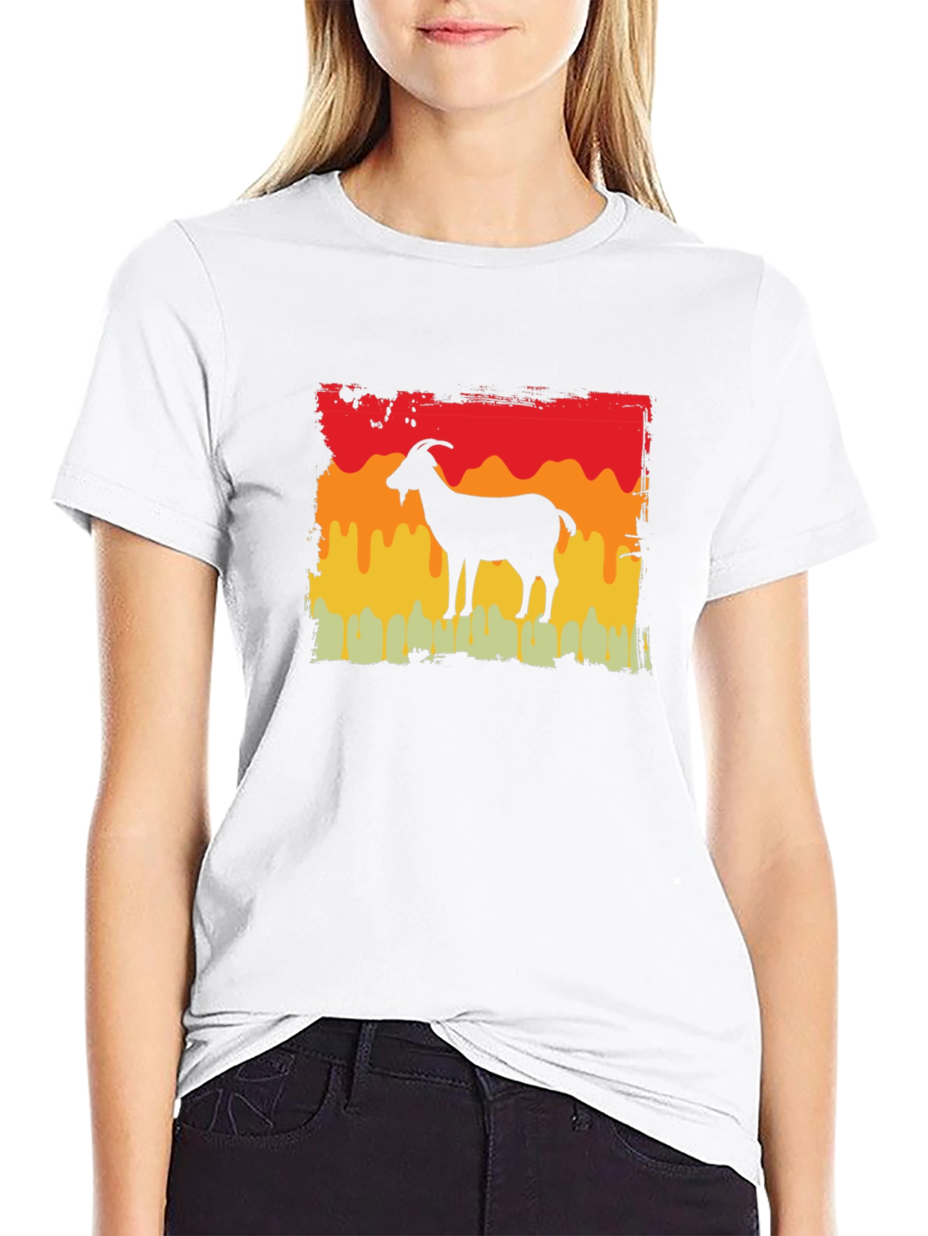 Retro Goat Silhouette T-Shirt