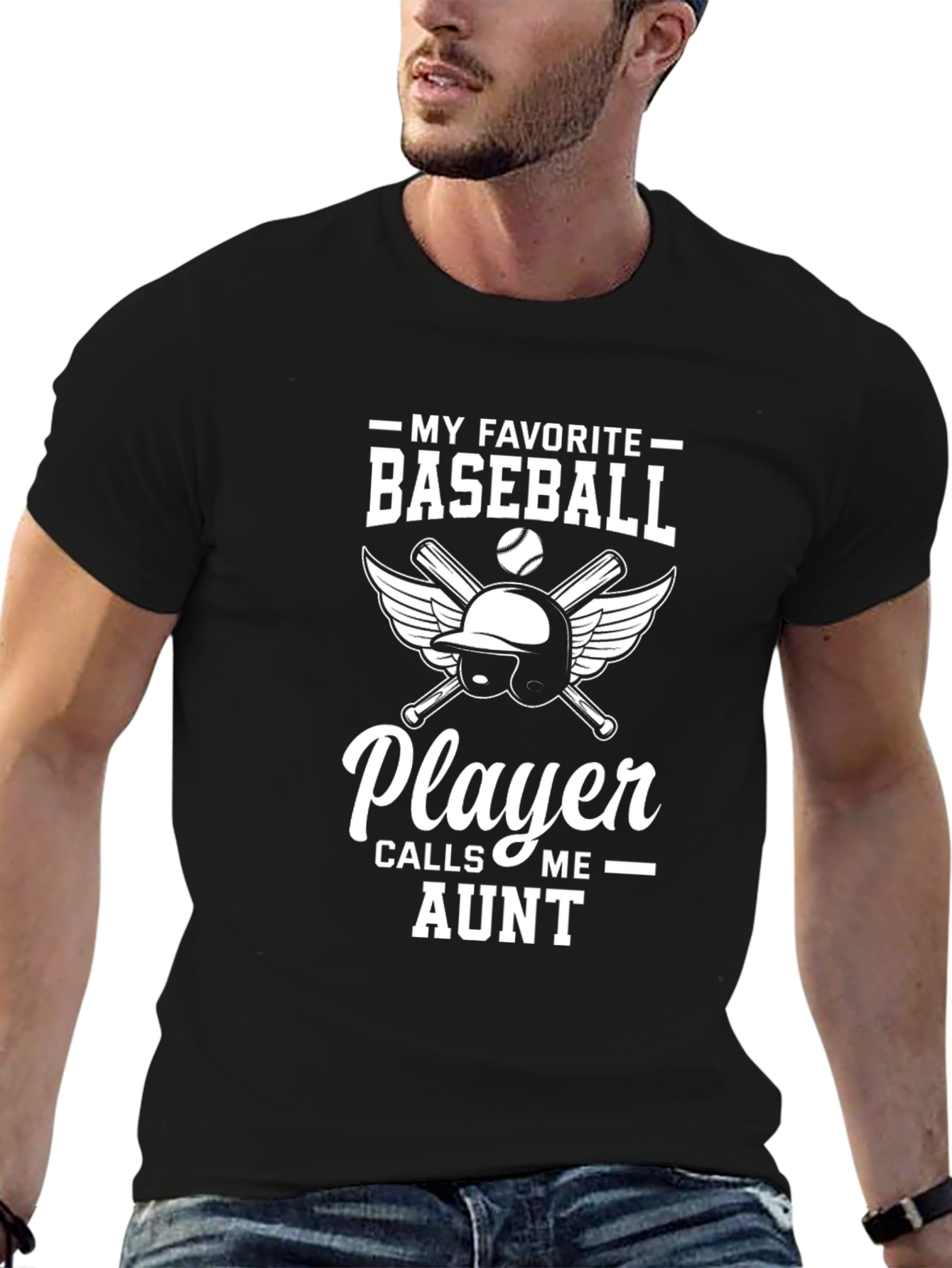 Baseball Aunt T-Shirt: My Favorite Player