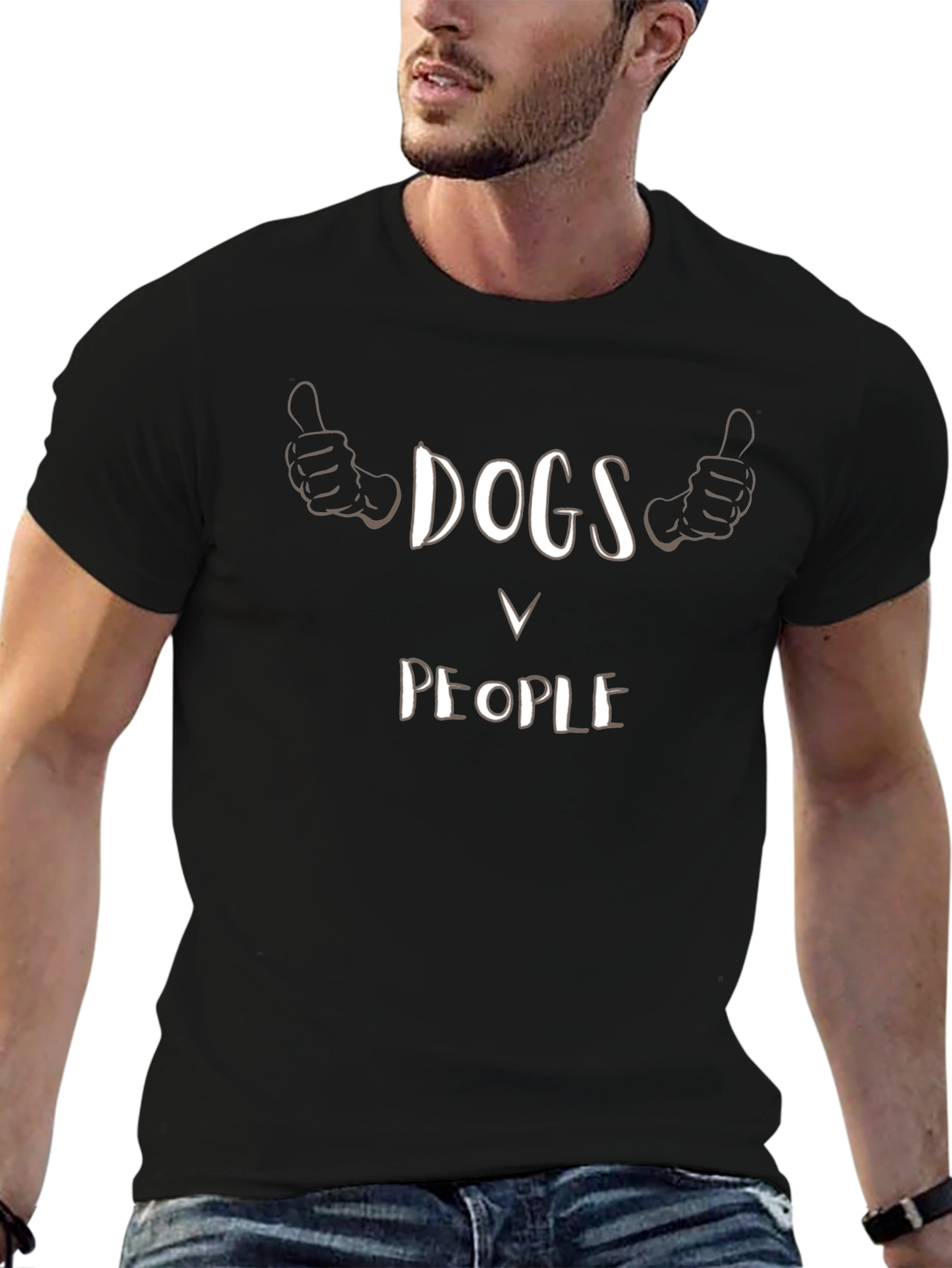 Dogs Over People Graphic T-Shirt