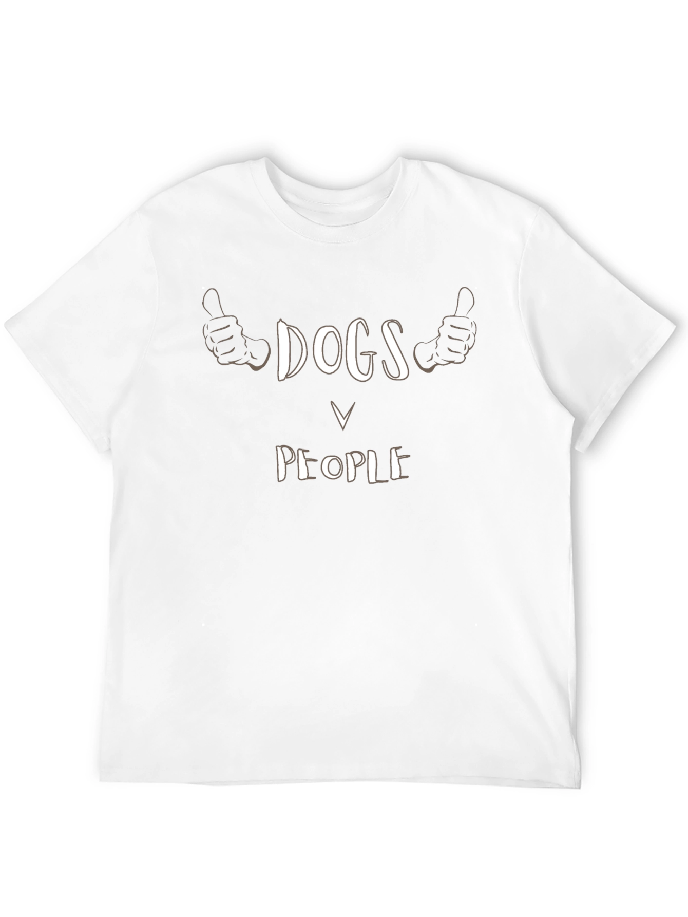 Dogs Over People Graphic T-Shirt