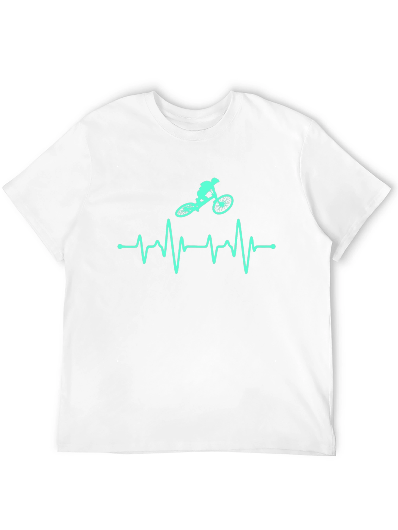Mountain Bike Heartbeat Tee - Ride Life!