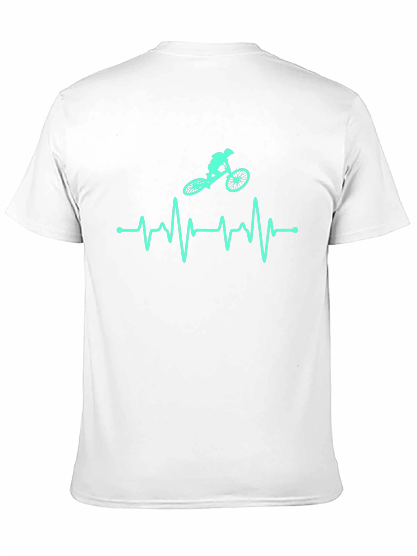 Mountain Bike Heartbeat Tee - Ride Life!