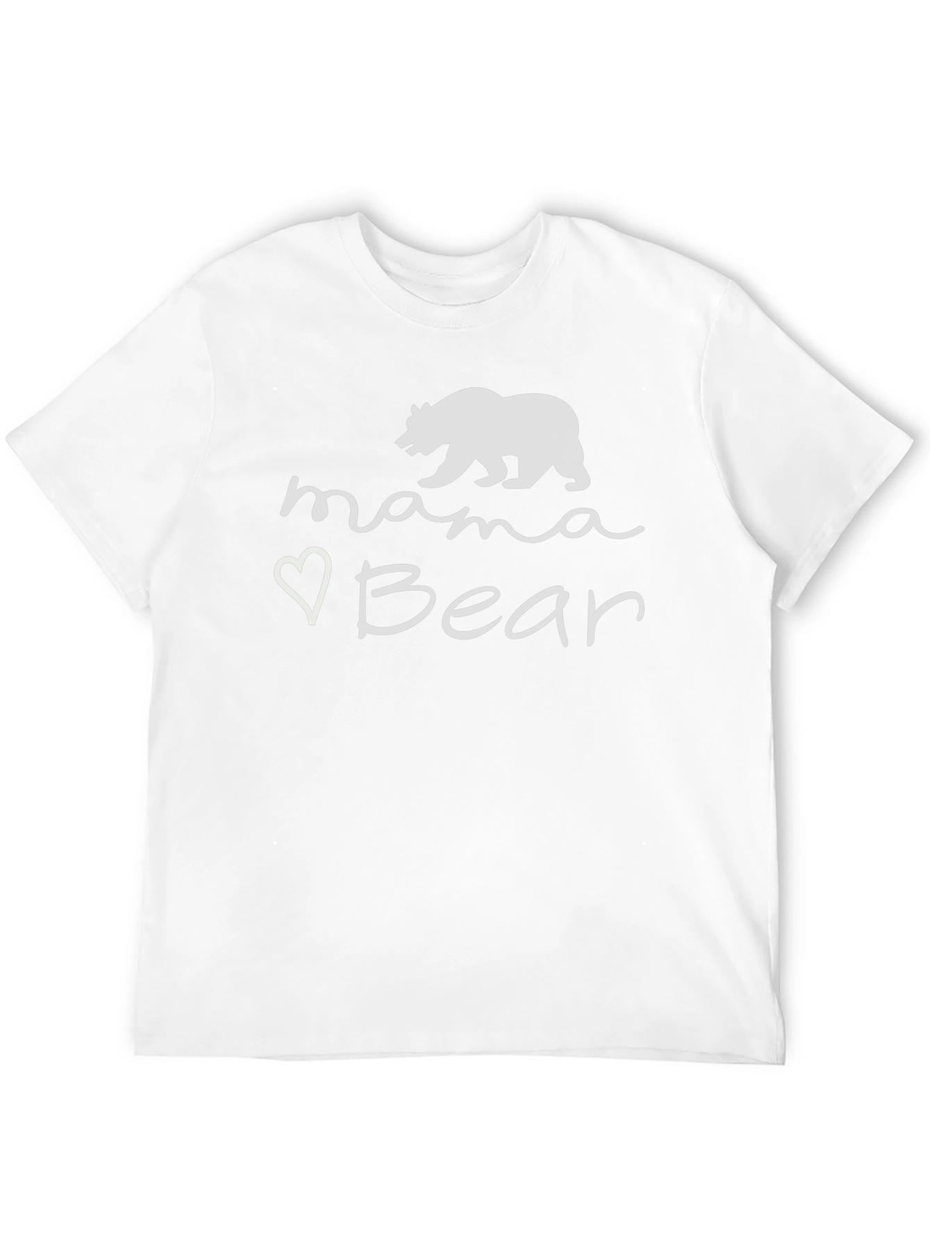 Mama Bear Graphic Tee -  Comfortable Black T-Shirt