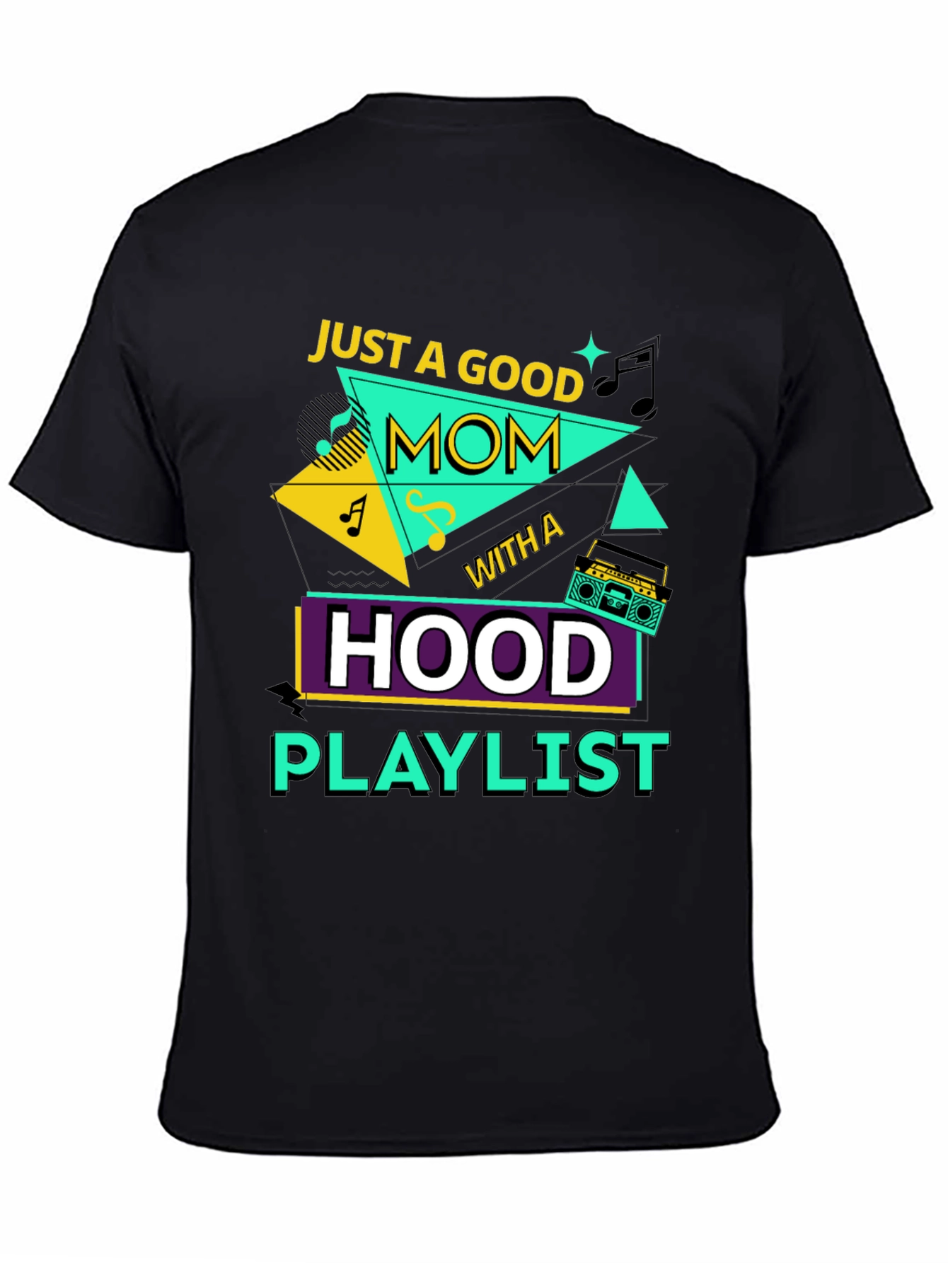 Good Mom Hood Playlist Graphic Tee