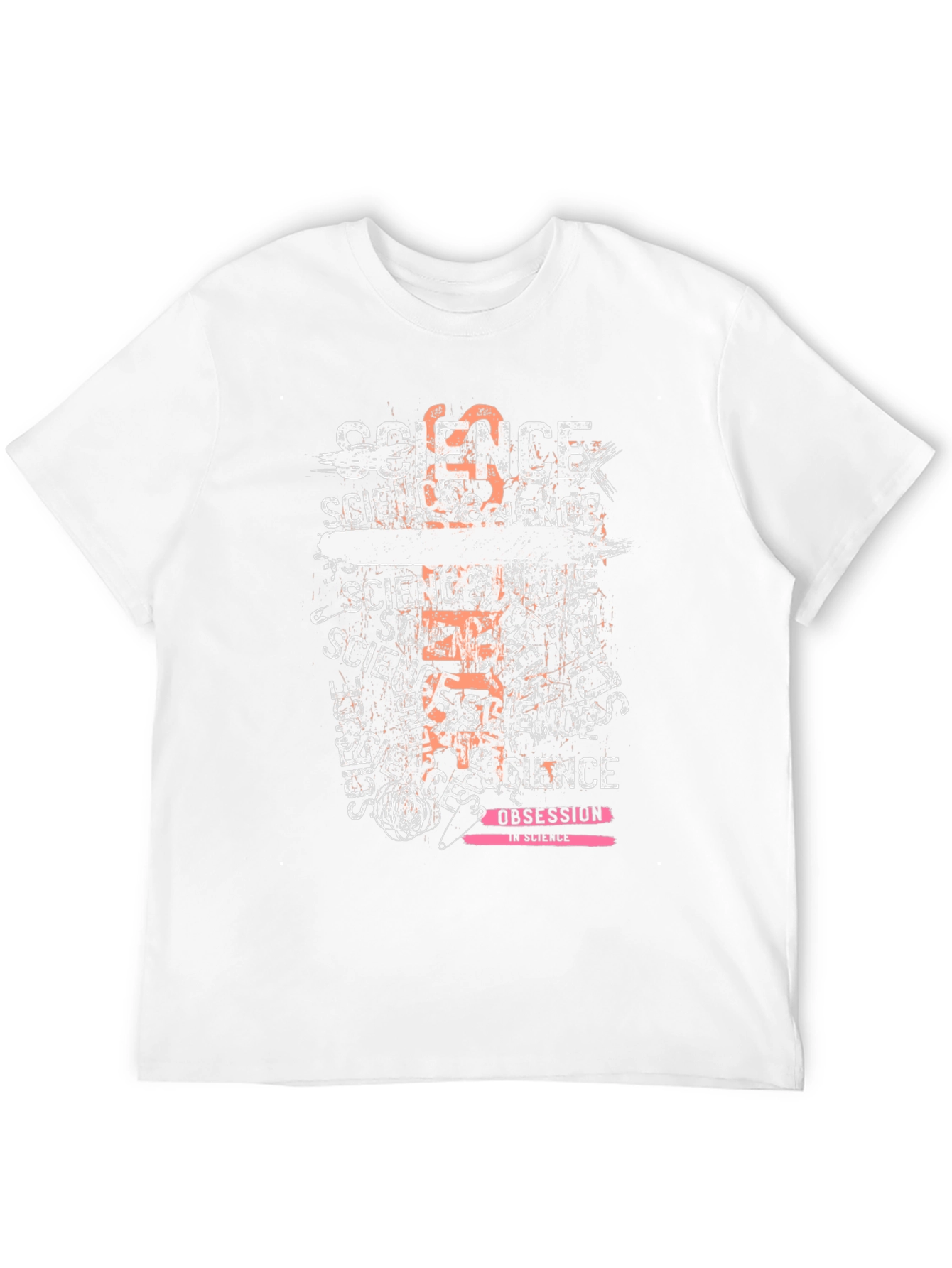 Science Obsession Graphic Tee - Black Cotton Blend