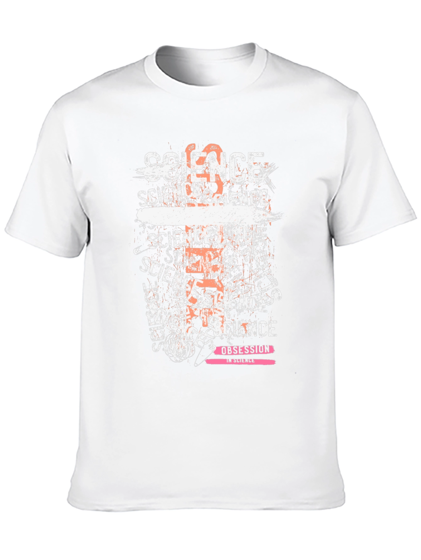 Science Obsession Graphic Tee - Black Cotton Blend