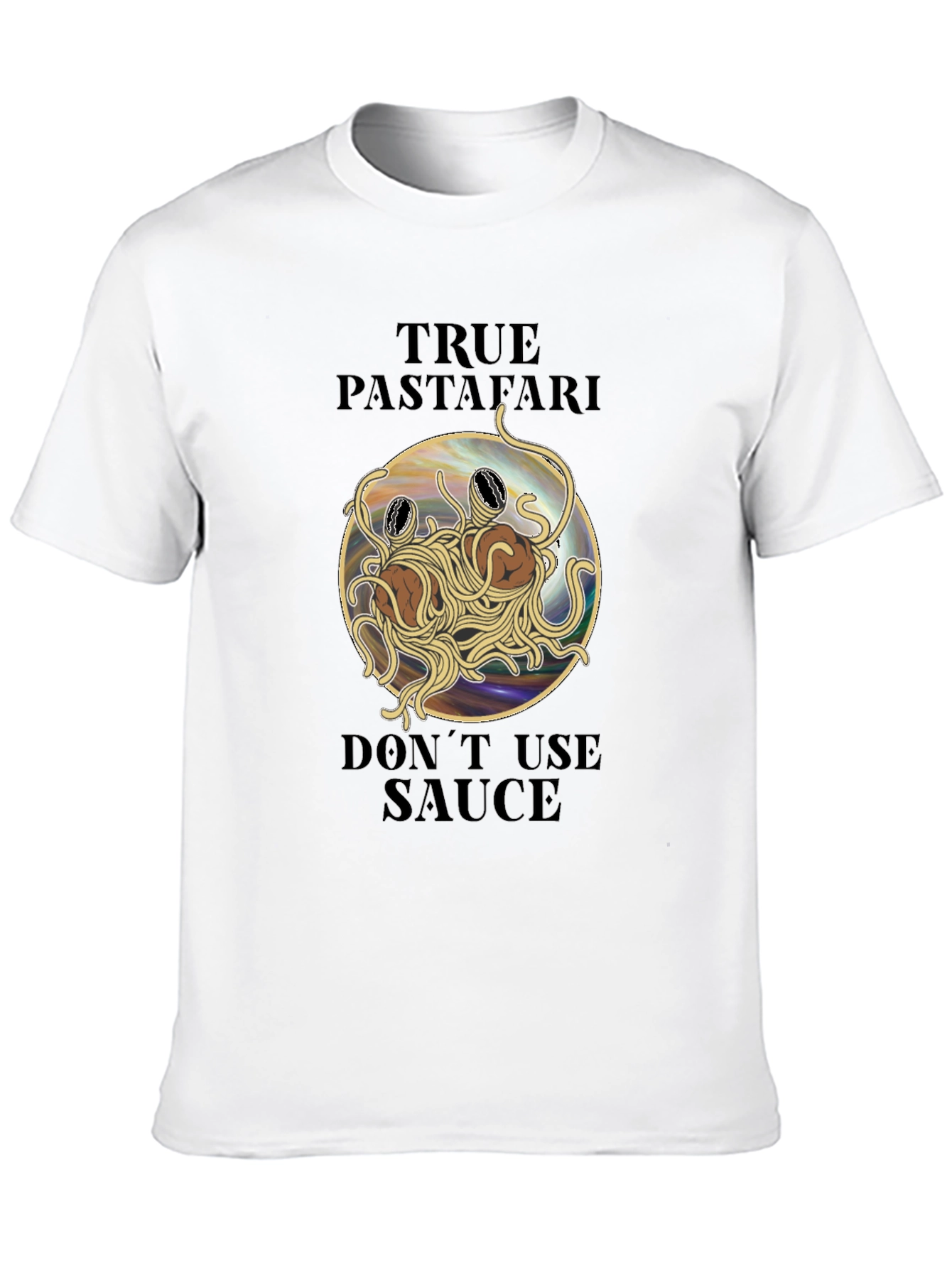 True Pastafarian T-Shirt - Flying Spaghetti Monster Tee