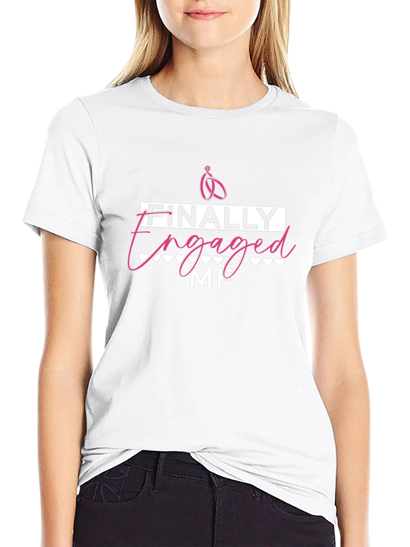 Finally Engaged T-Shirt - Celebrate the Big Day!