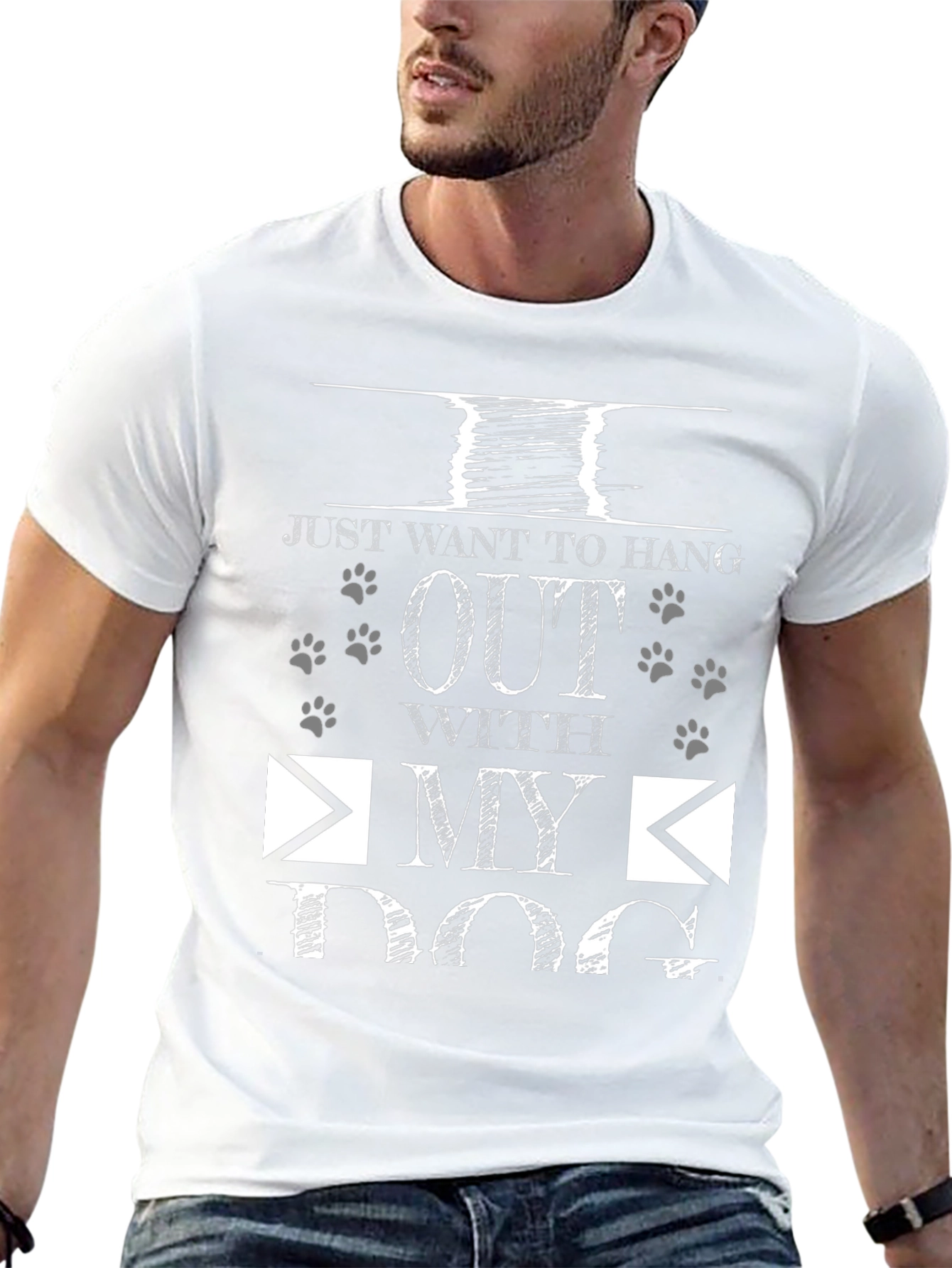 Just Want To Hang Out With My Dog T-Shirt