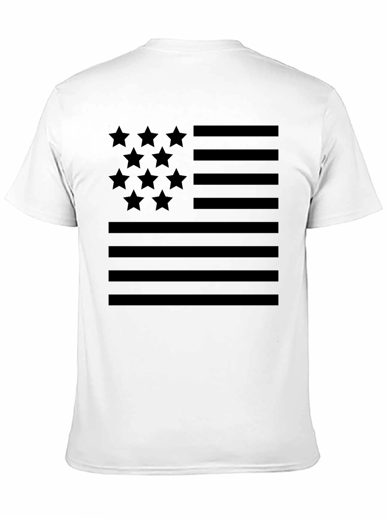 Stealth USA Flag Graphic T-Shirt - Black