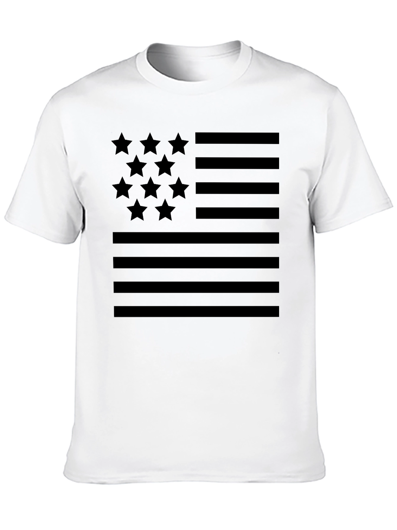 Stealth USA Flag Graphic T-Shirt - Black