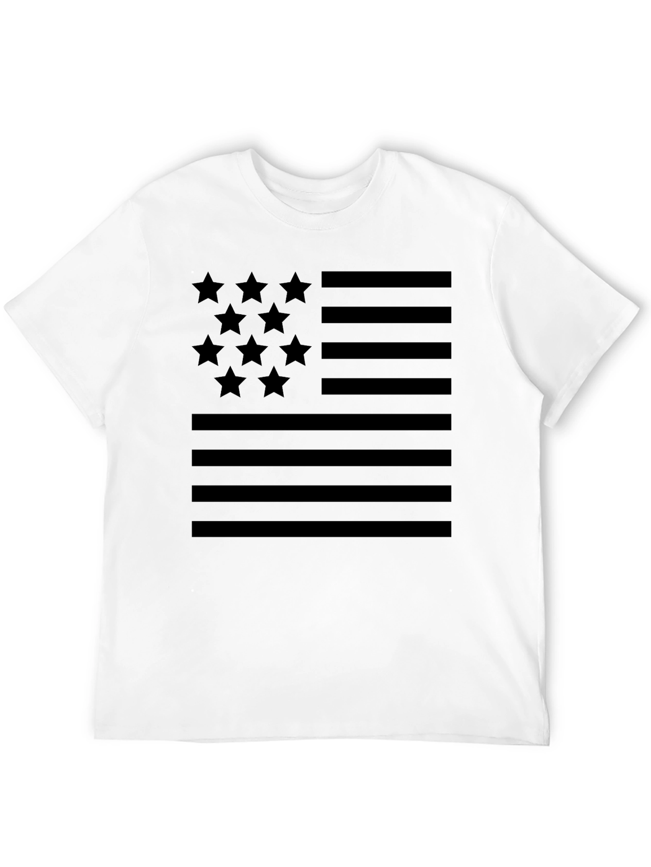 Stealth USA Flag Graphic T-Shirt - Black