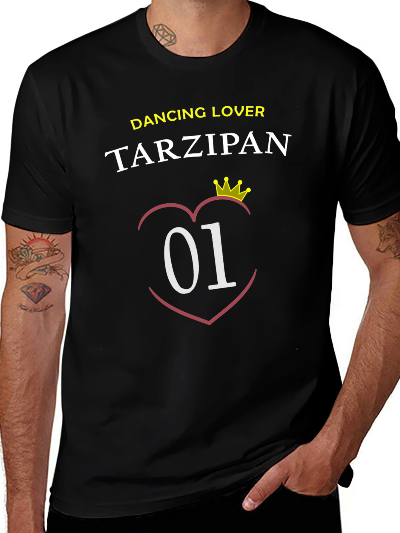 Dancing Lover Tarzipan Black T-Shirt