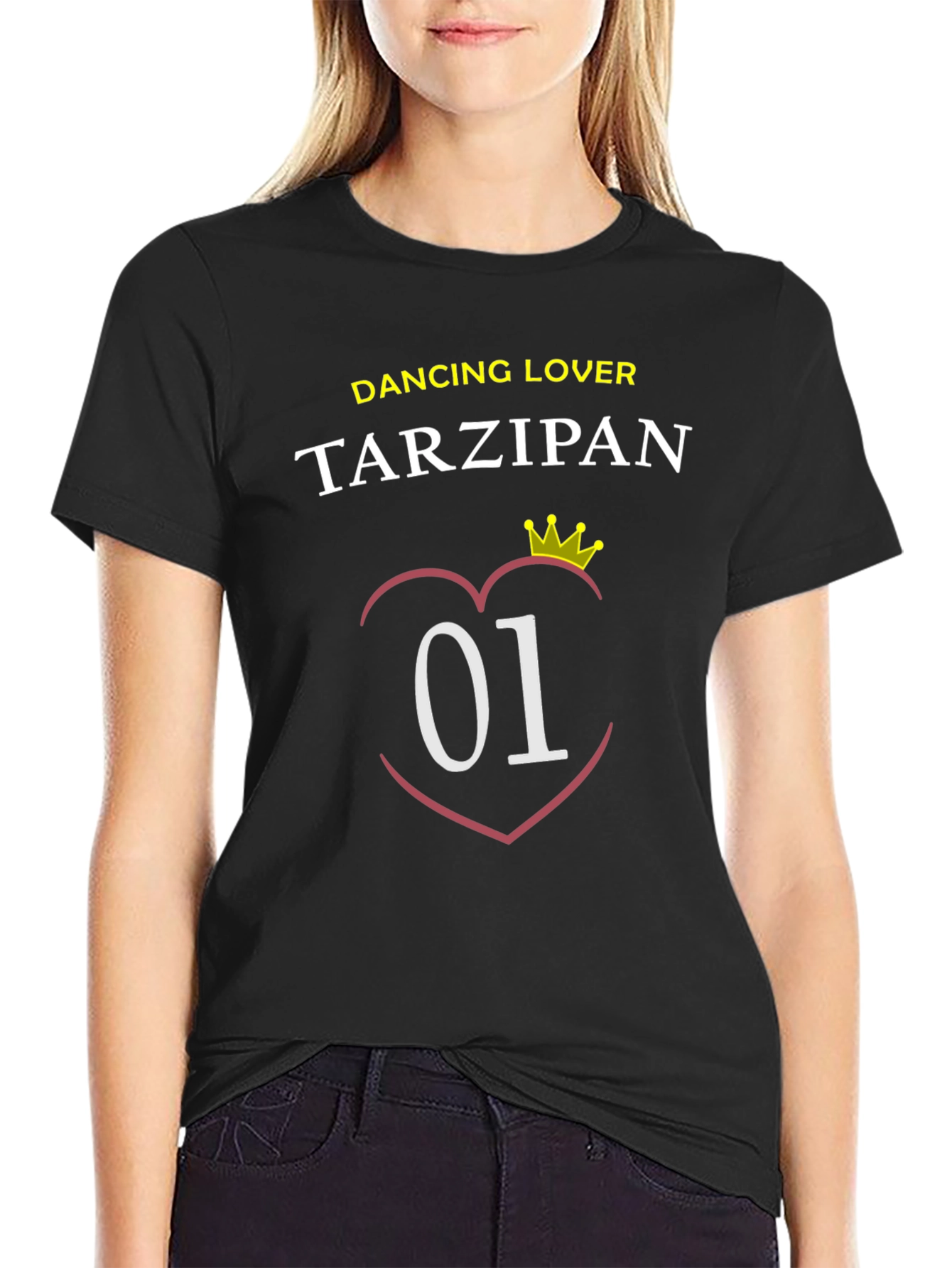 Dancing Lover Tarzipan Black T-Shirt