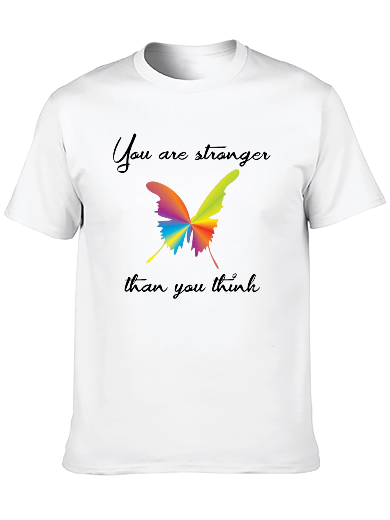 Stronger Than You Think Butterfly Graphic Tee