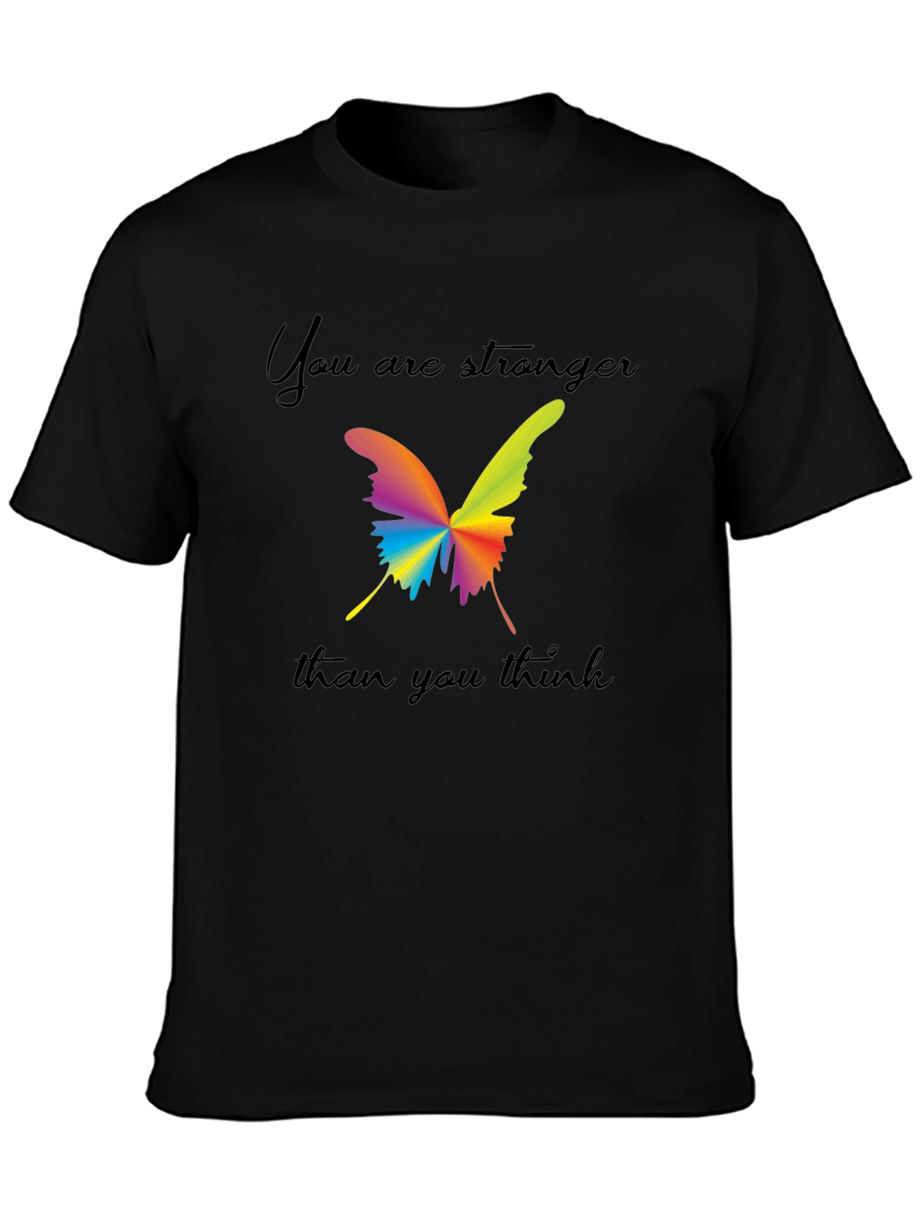 Stronger Than You Think Butterfly Graphic Tee