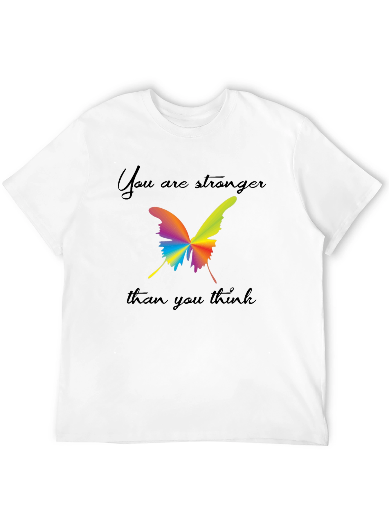 Stronger Than You Think Butterfly Graphic Tee
