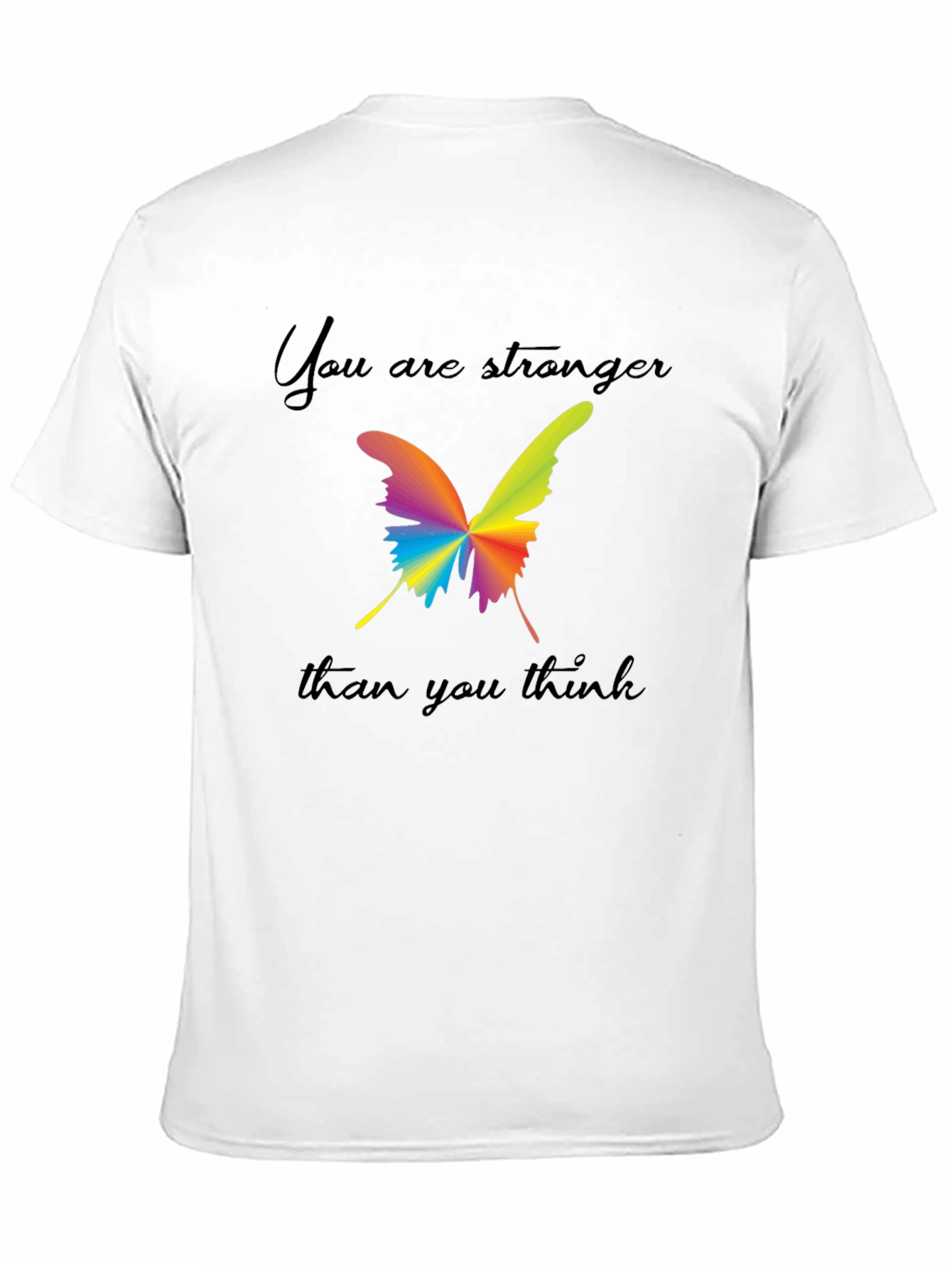 Stronger Than You Think Butterfly Graphic Tee
