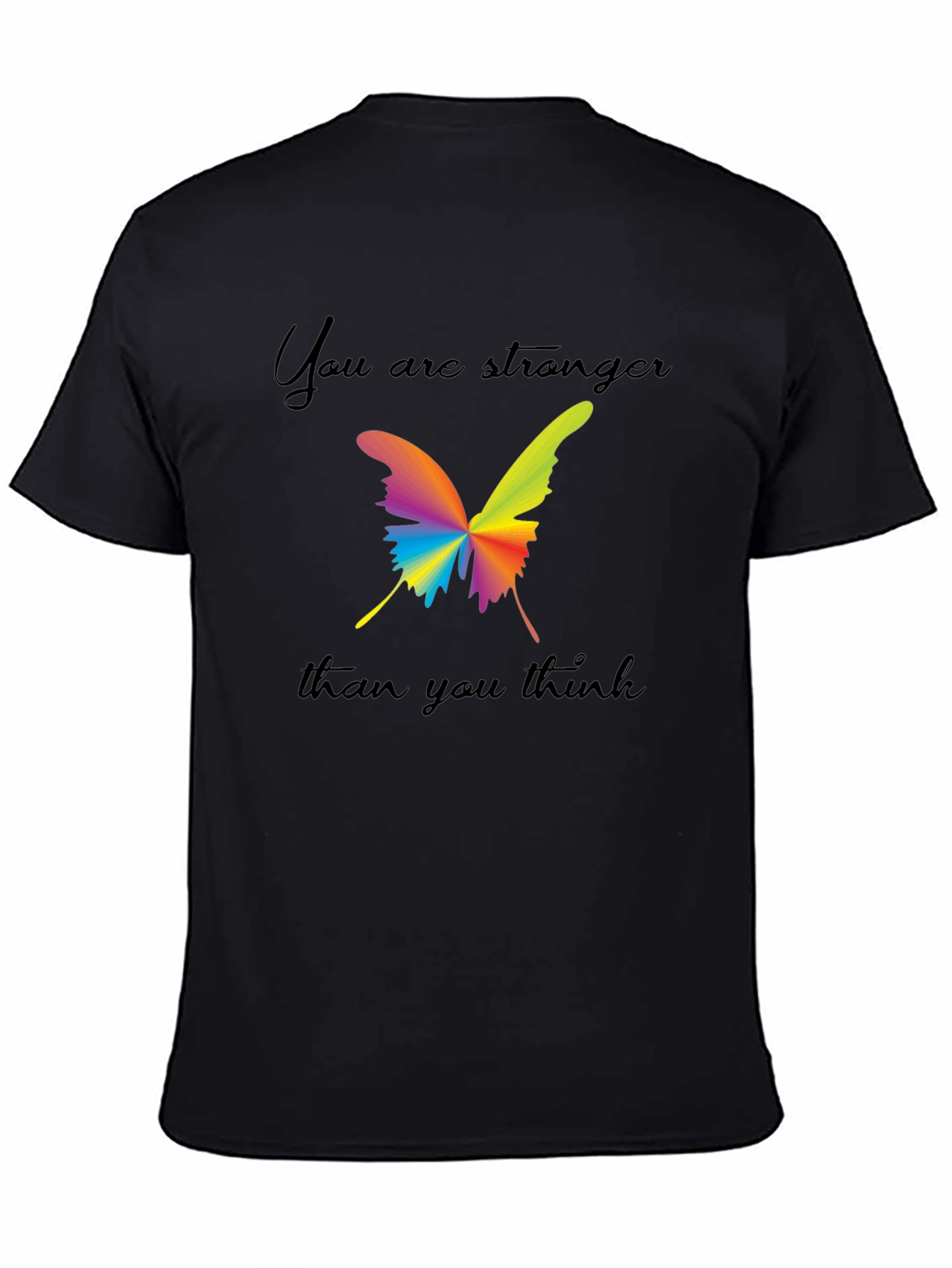 Stronger Than You Think Butterfly Graphic Tee