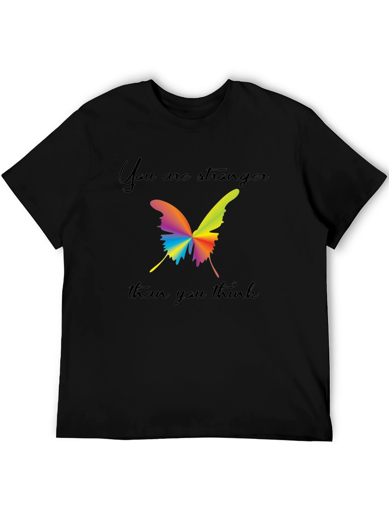 Stronger Than You Think Butterfly Graphic Tee
