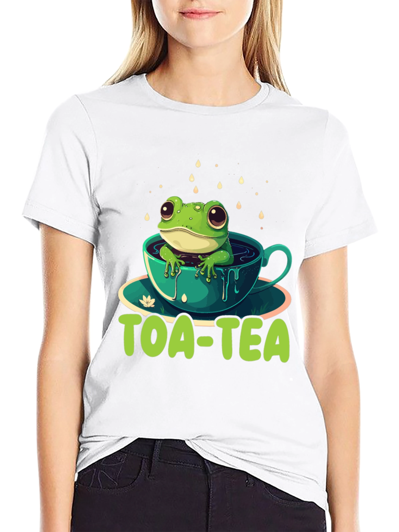 Toa-Tea Frog in Cup T-Shirt