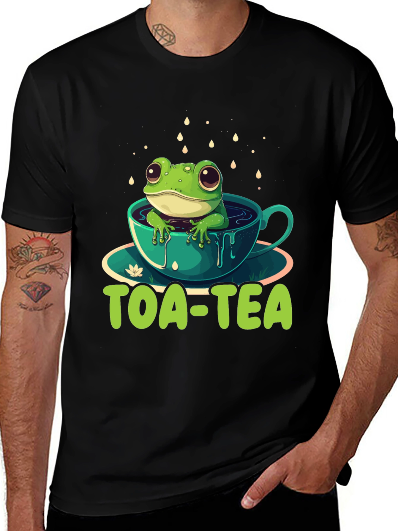 Toa-Tea Frog in Cup T-Shirt