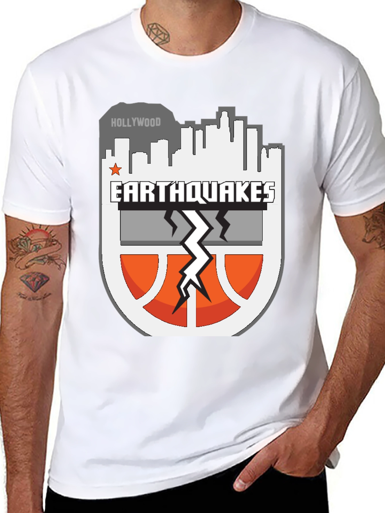 Earthquakes Basketball Graphic Tee