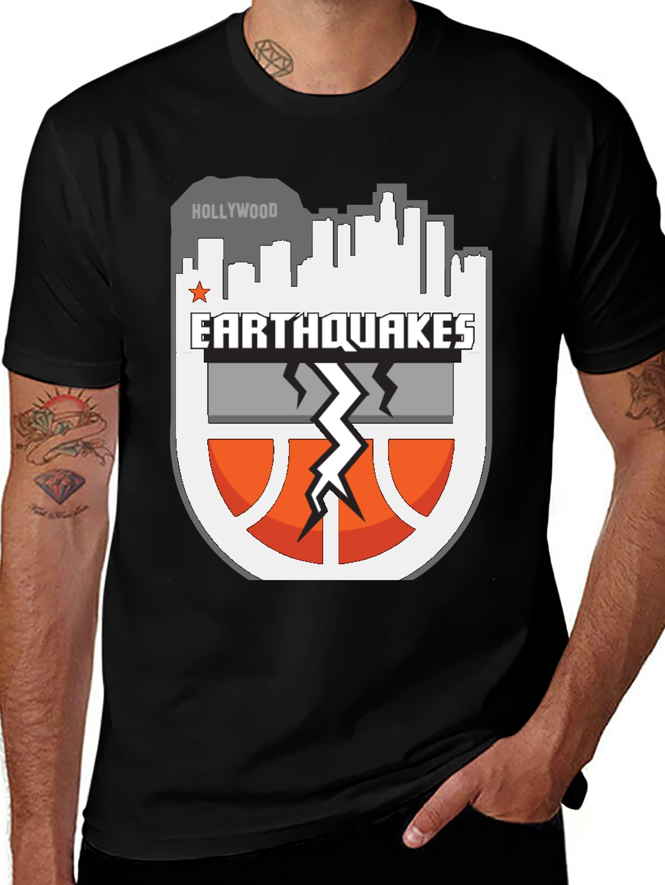 Earthquakes Basketball Graphic Tee