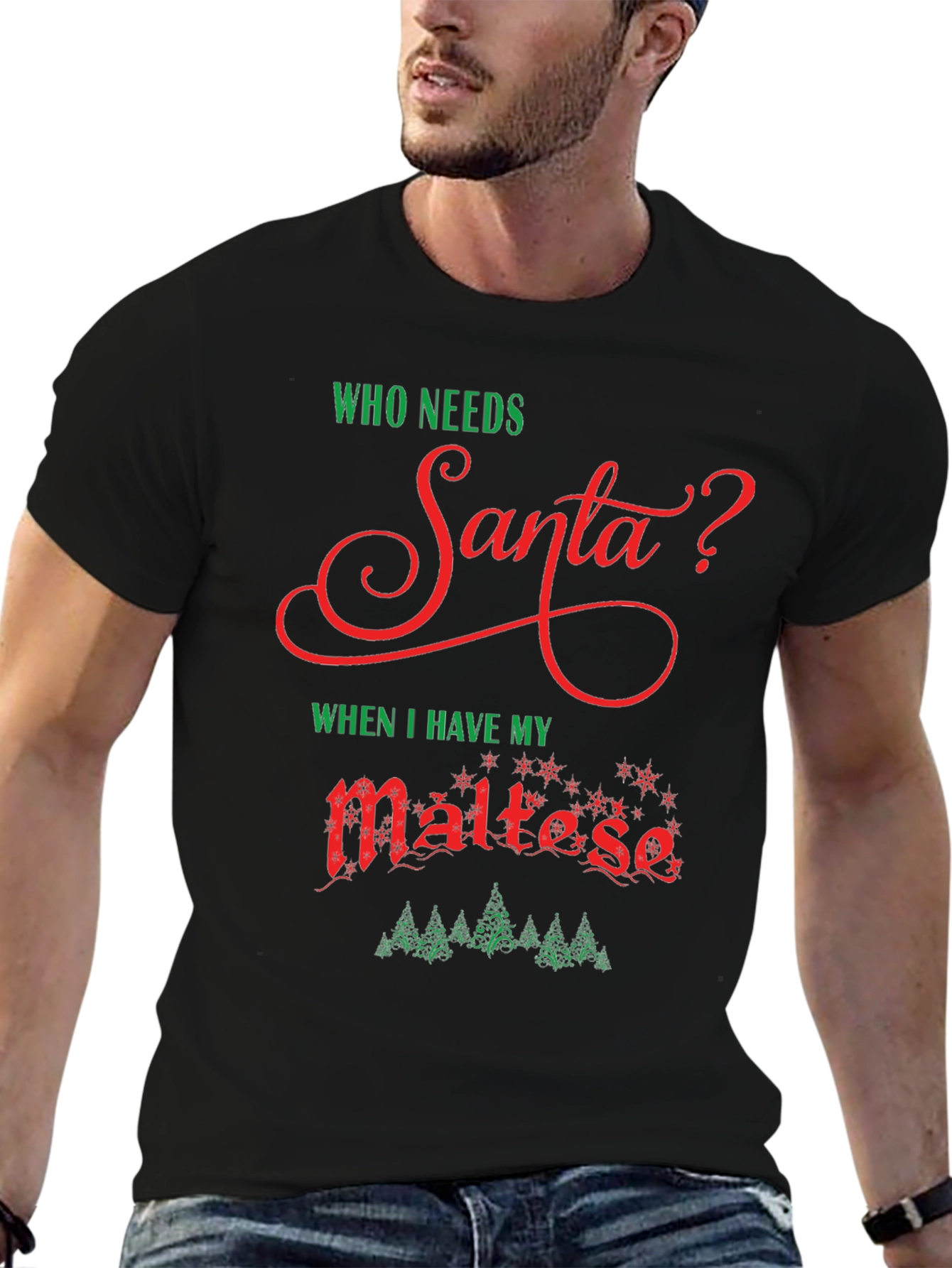 Festive Maltese Christmas T-Shirt