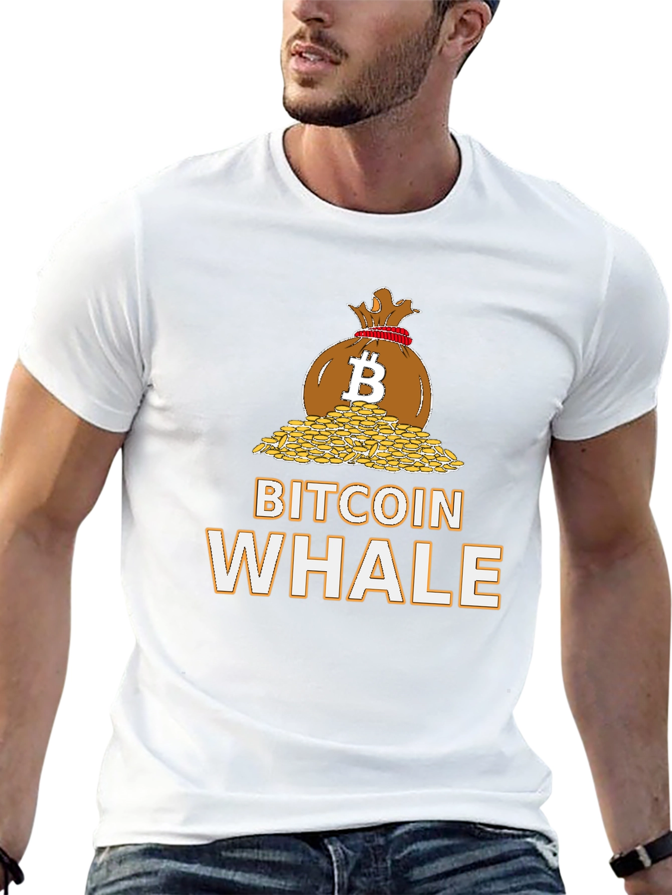 Bitcoin Whale Graphic T-Shirt