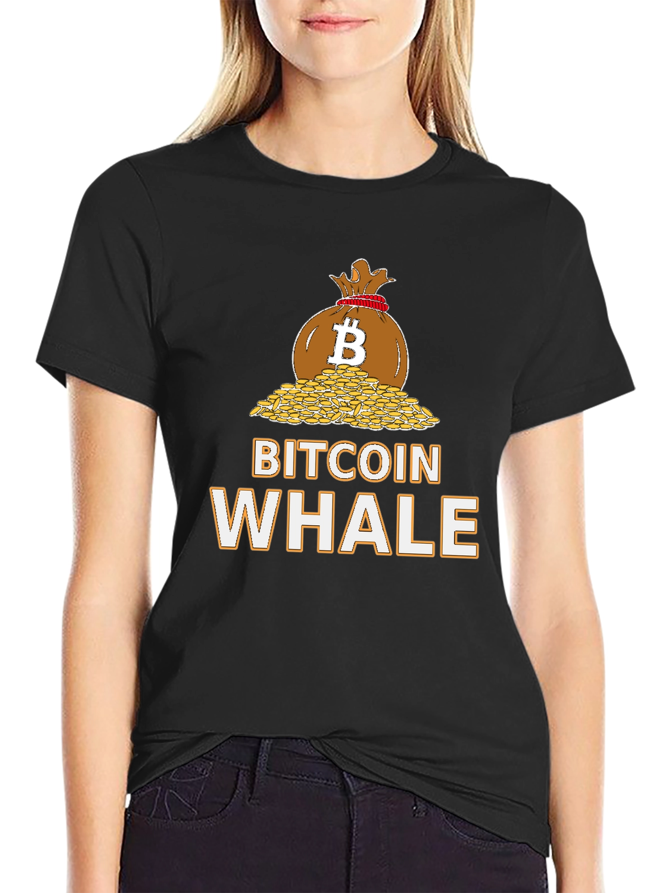 Bitcoin Whale Graphic T-Shirt