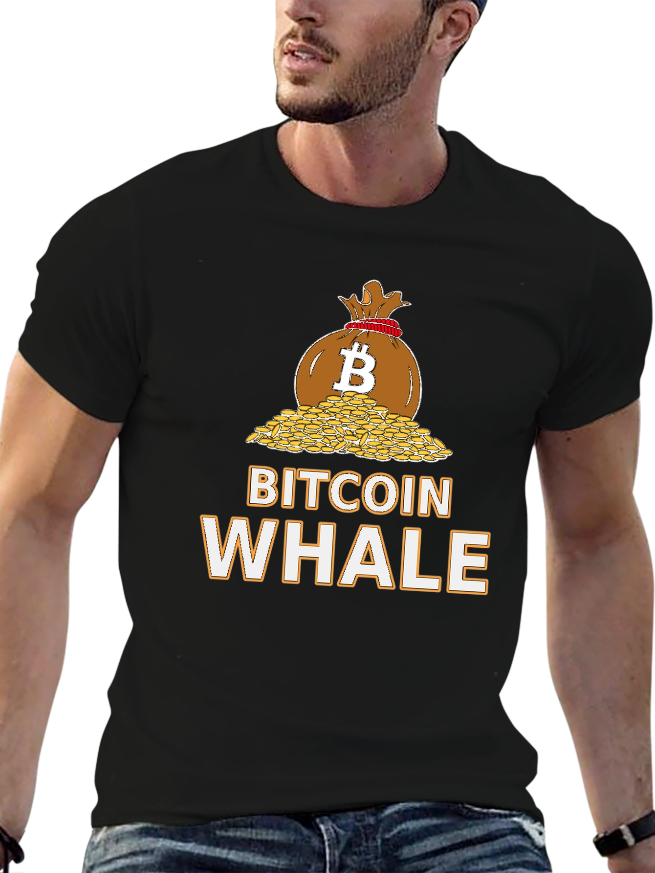 Bitcoin Whale Graphic T-Shirt