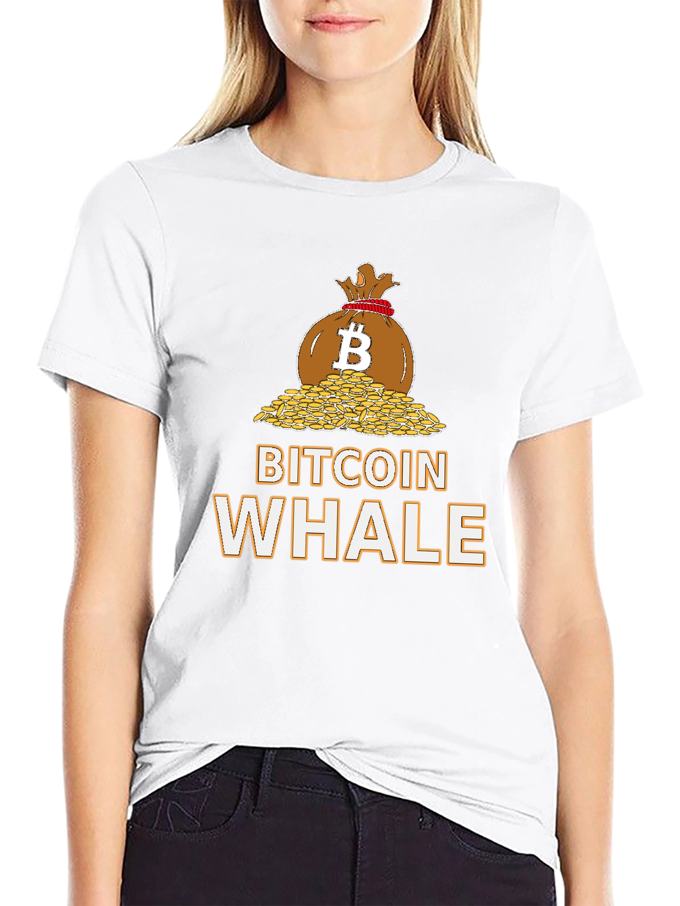 Bitcoin Whale Graphic T-Shirt